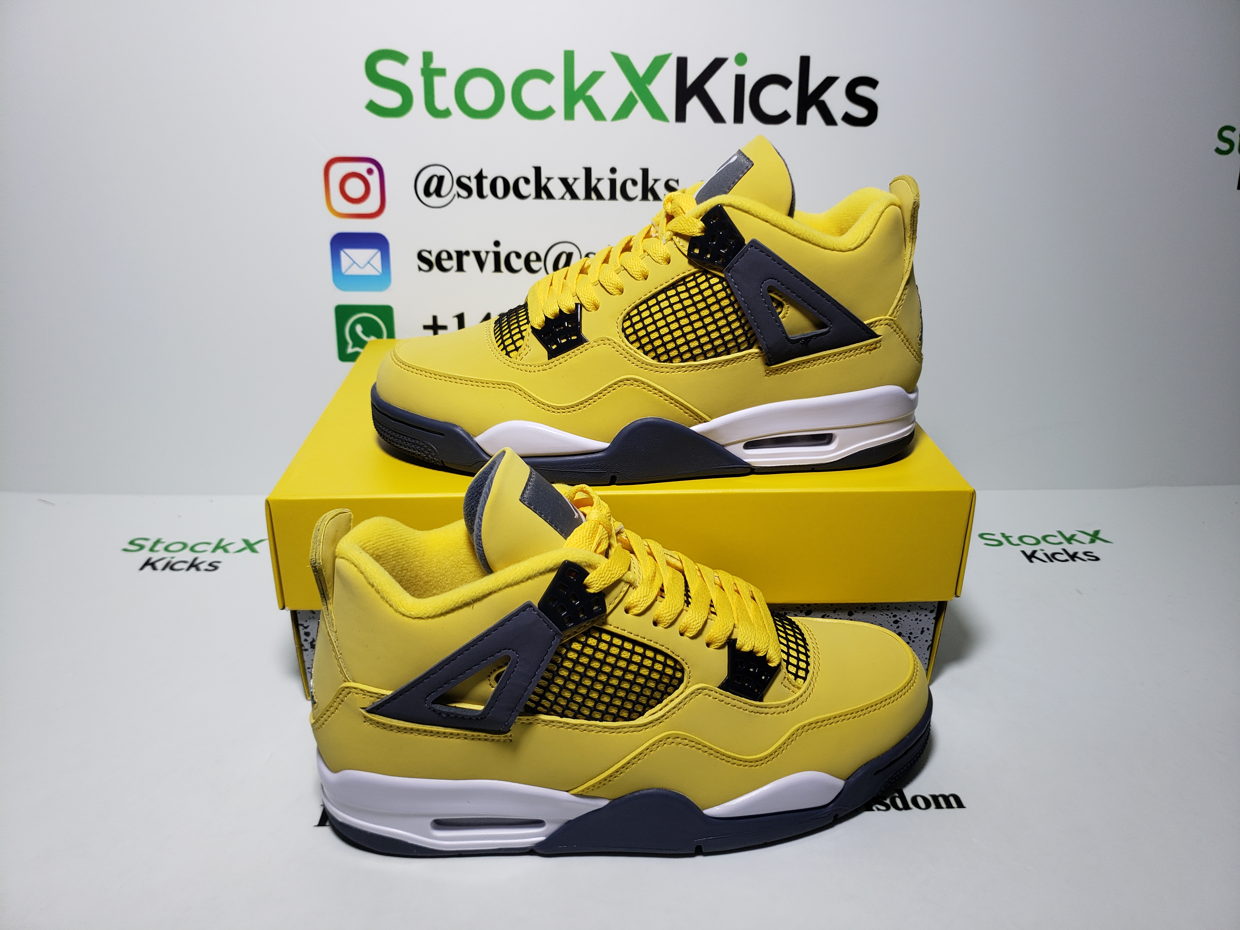 PK God Batch Air Jordan 4  Retro Black and yellow electric mother Lightning (2021) CT8527-700 review stockxkicks 03