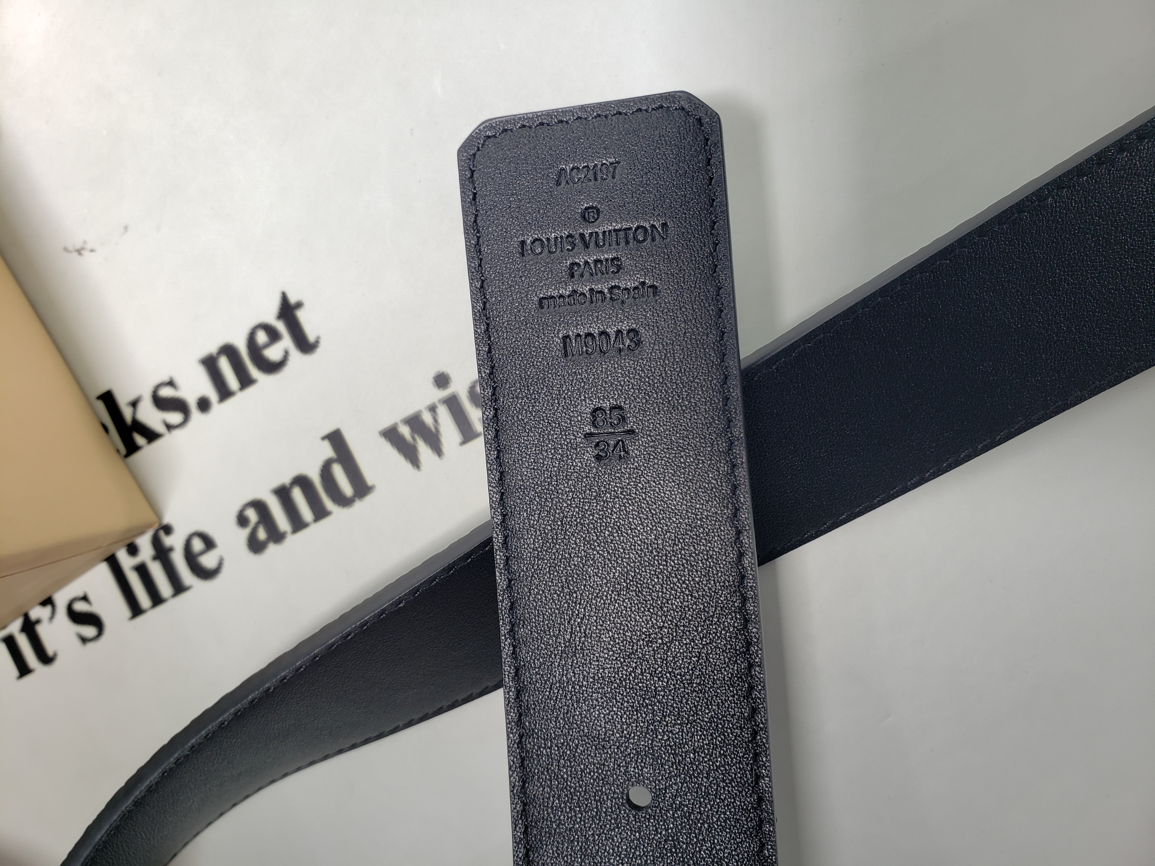 [Add One] Louis Vuitton Calfskin Monogram Eclipse LV Initiales Belt CK0725 review stockxkicks.org 04