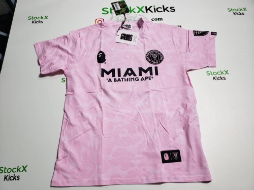 BAPE x Inter Miami CF Camo Tee Pink T-shirt review 