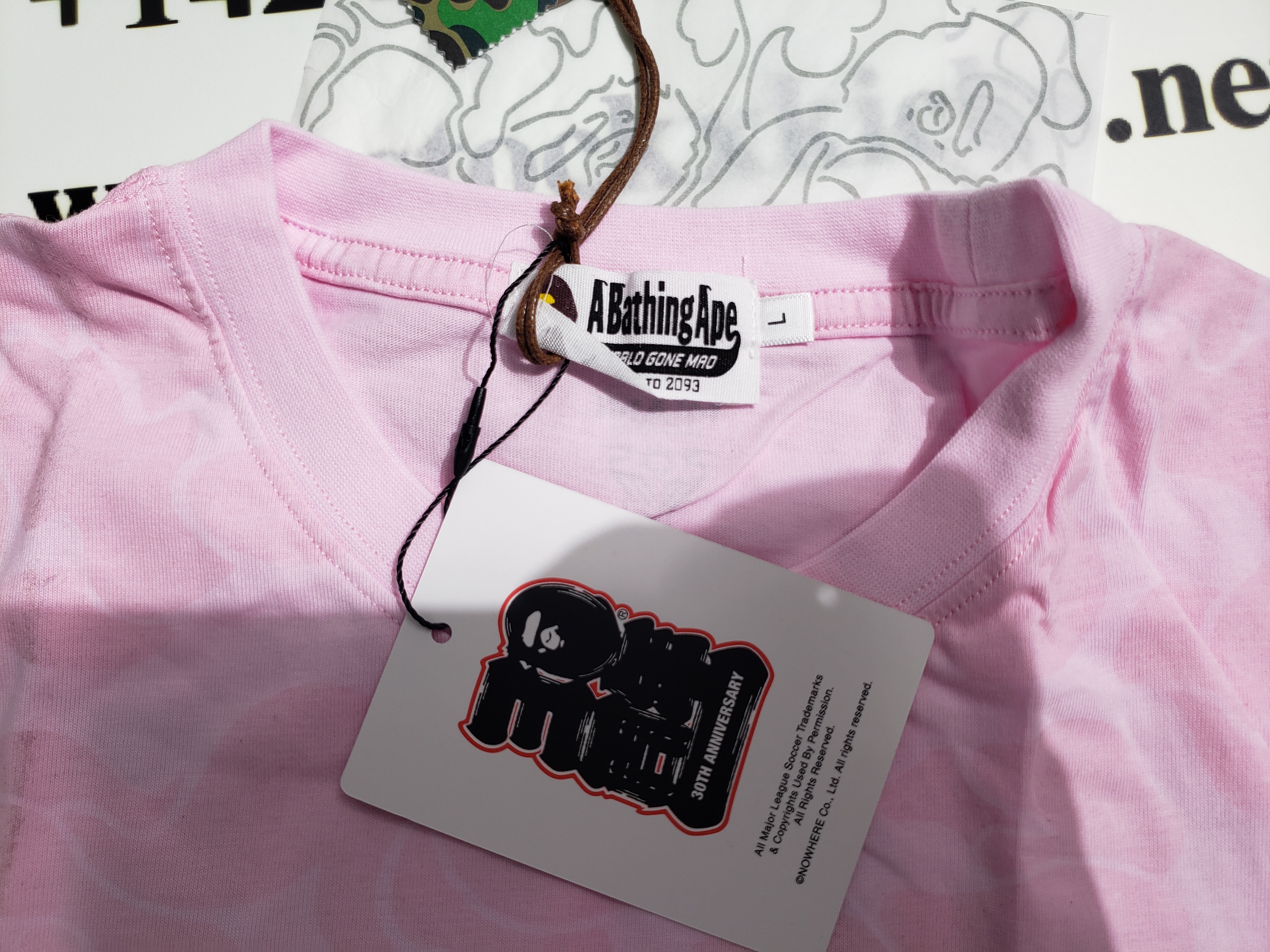 BAPE x Inter Miami CF Camo Tee Pink T-shirt review stockxkicks.org 02