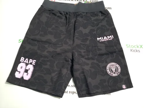 BAPE x Inter Miami CF Sweatshort Black review 