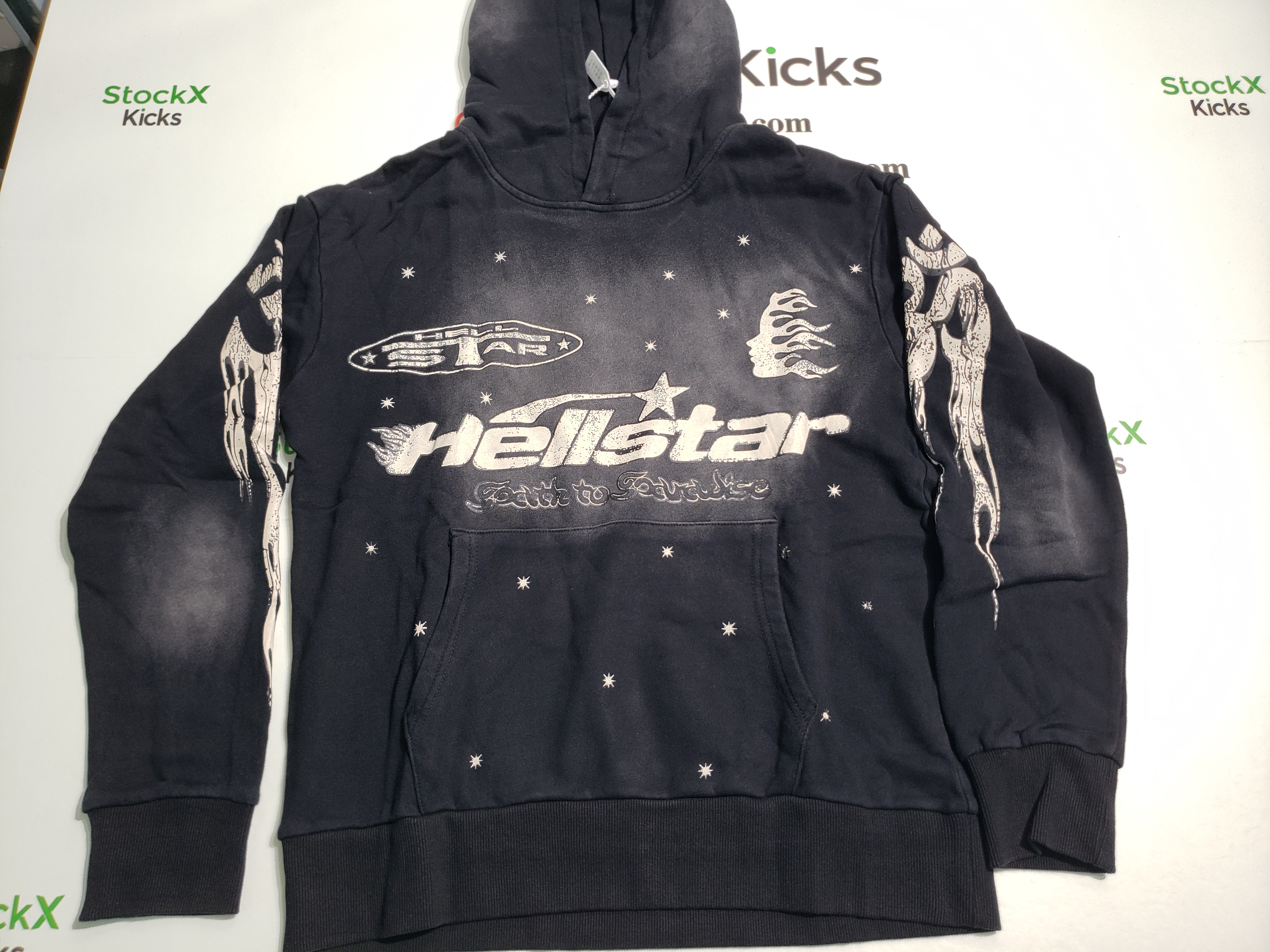 Hellstar Racer Hooded Vintage Black Hoodie review stockxkicks.org 00