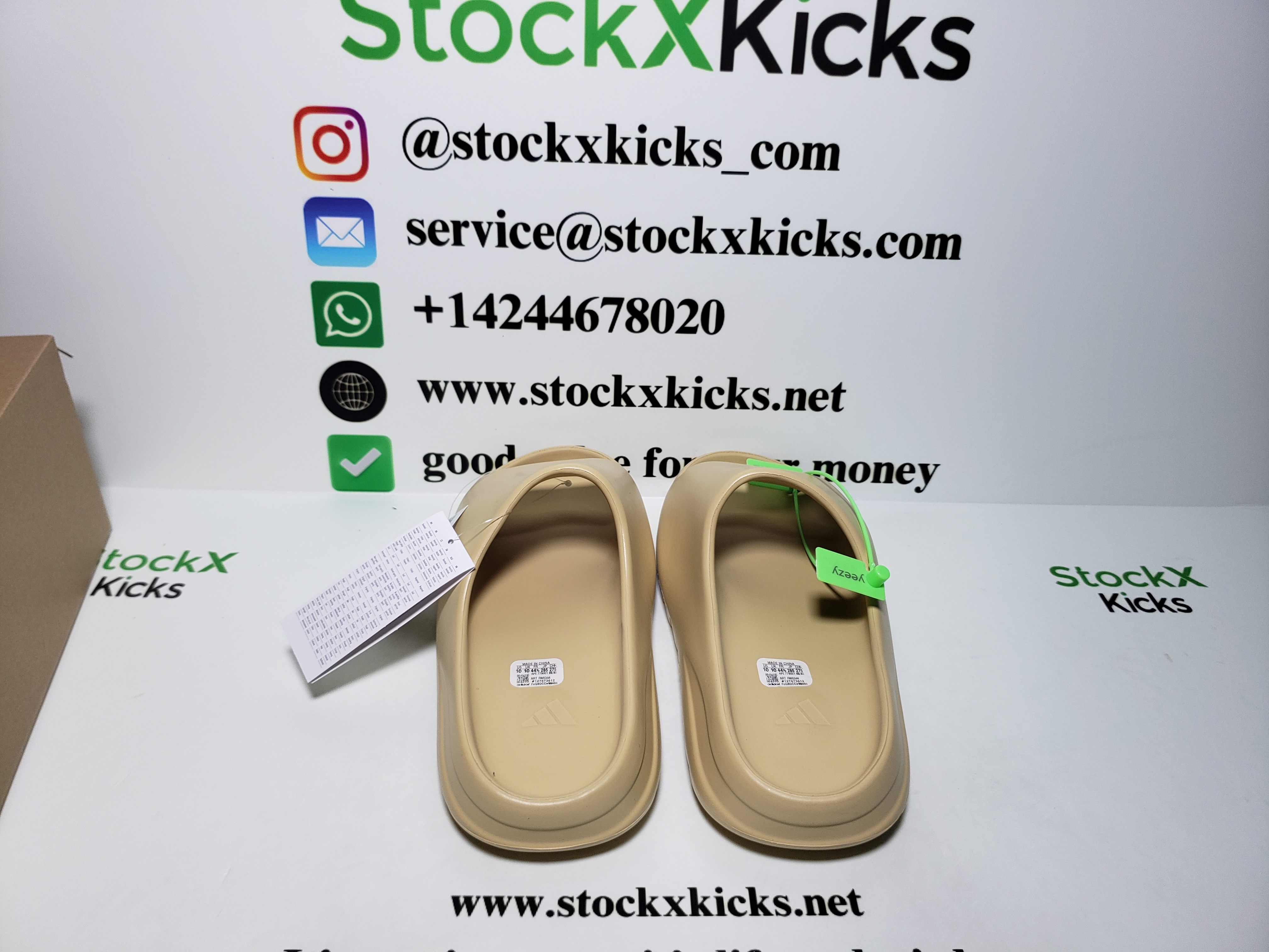 PK God Batch adidas Yeezy Slide Desert Sand FW6344 review stockxkicks.org 01