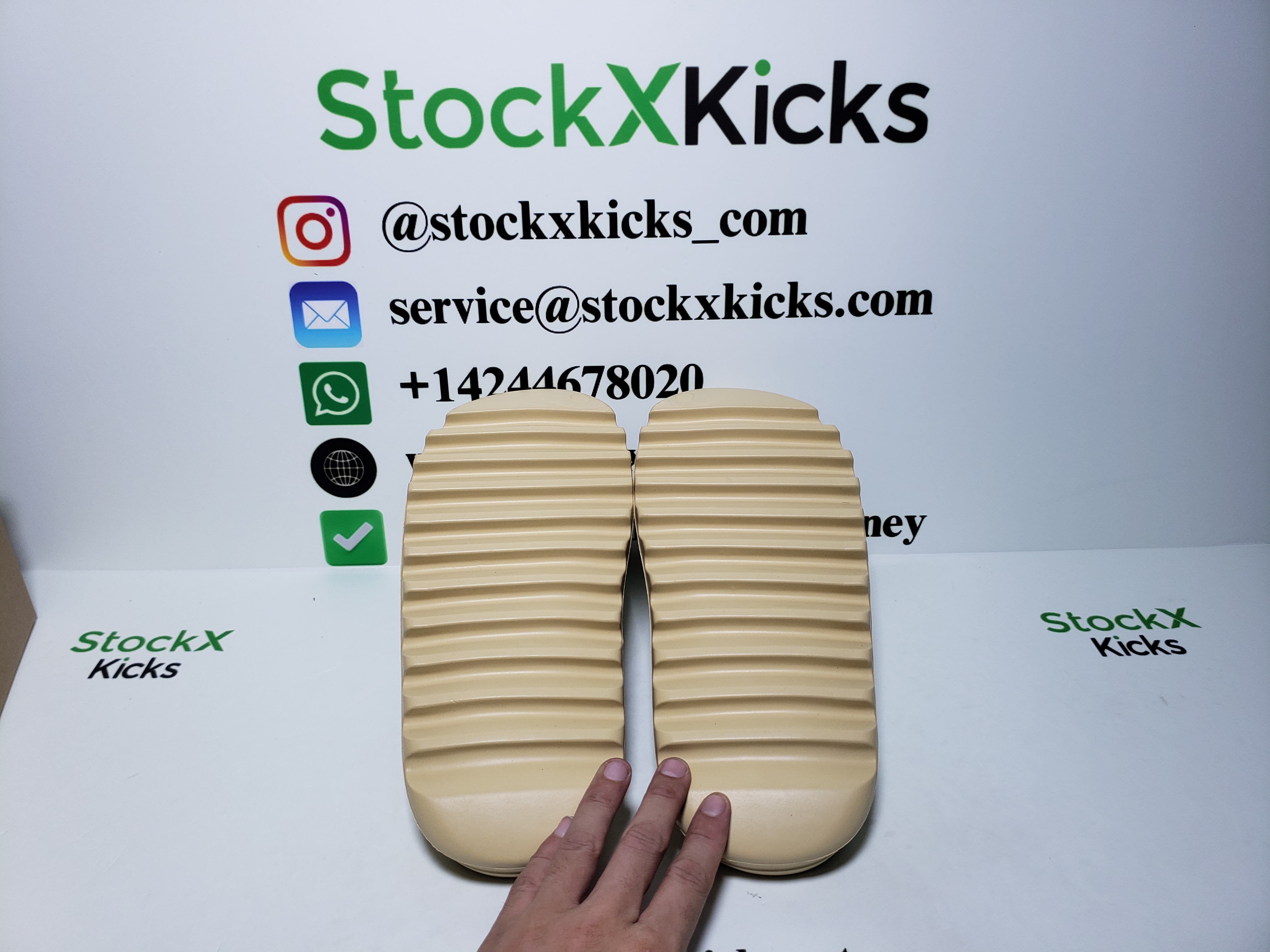 PK God Batch adidas Yeezy Slide Desert Sand FW6344 review stockxkicks.org 06