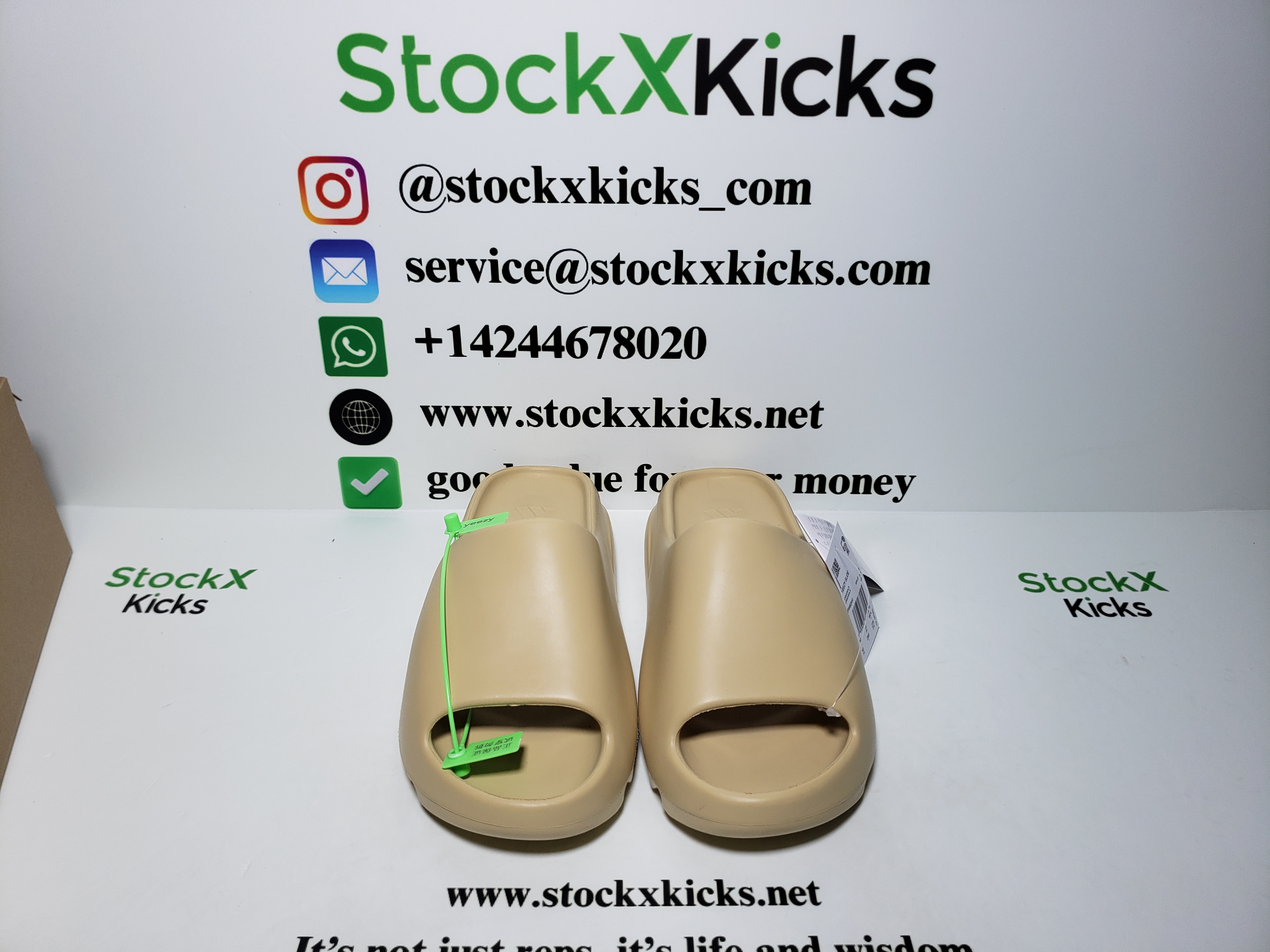 PK God Batch adidas Yeezy Slide Desert Sand FW6344 review stockxkicks.org 05