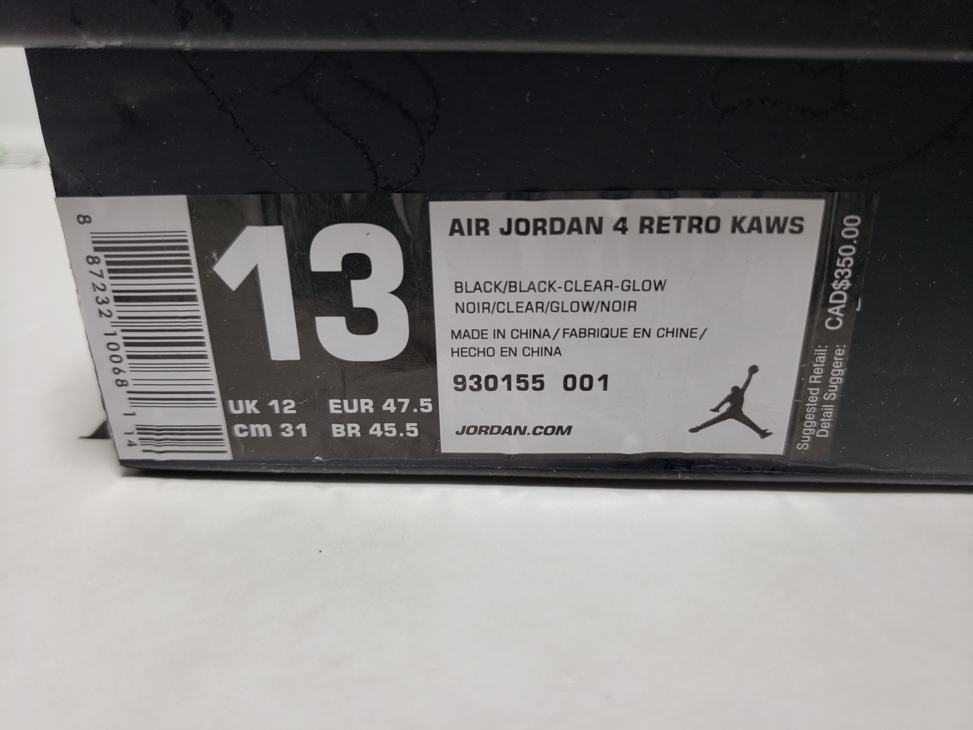 PK God Batch Air Jordan 4 Retro Kaws Black 930155-001 review Stockxkicks.org 00