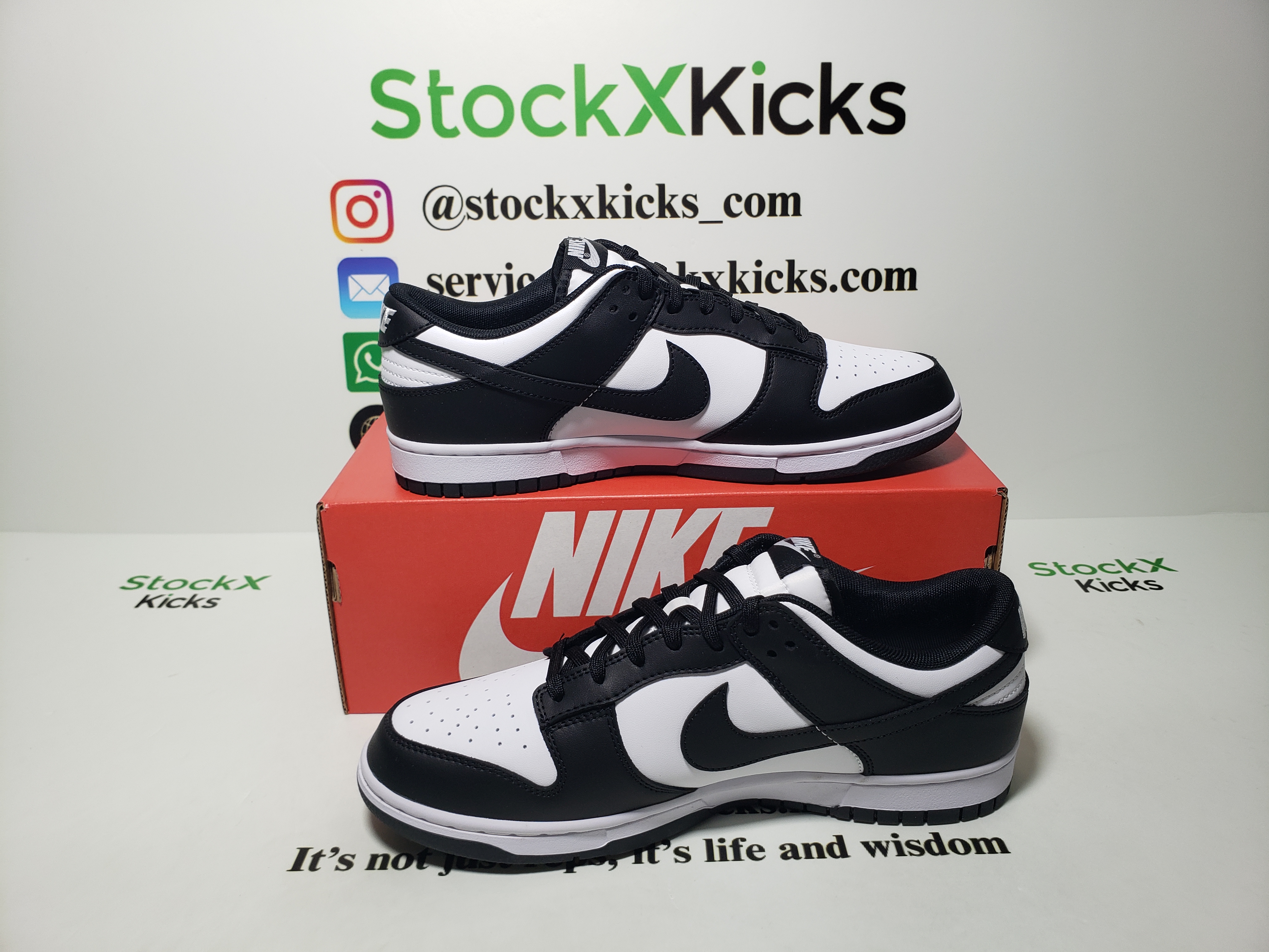 [Sale] Nike Dunk Low Black And White Panda DD1391-100 review Stockxkicks.org 04