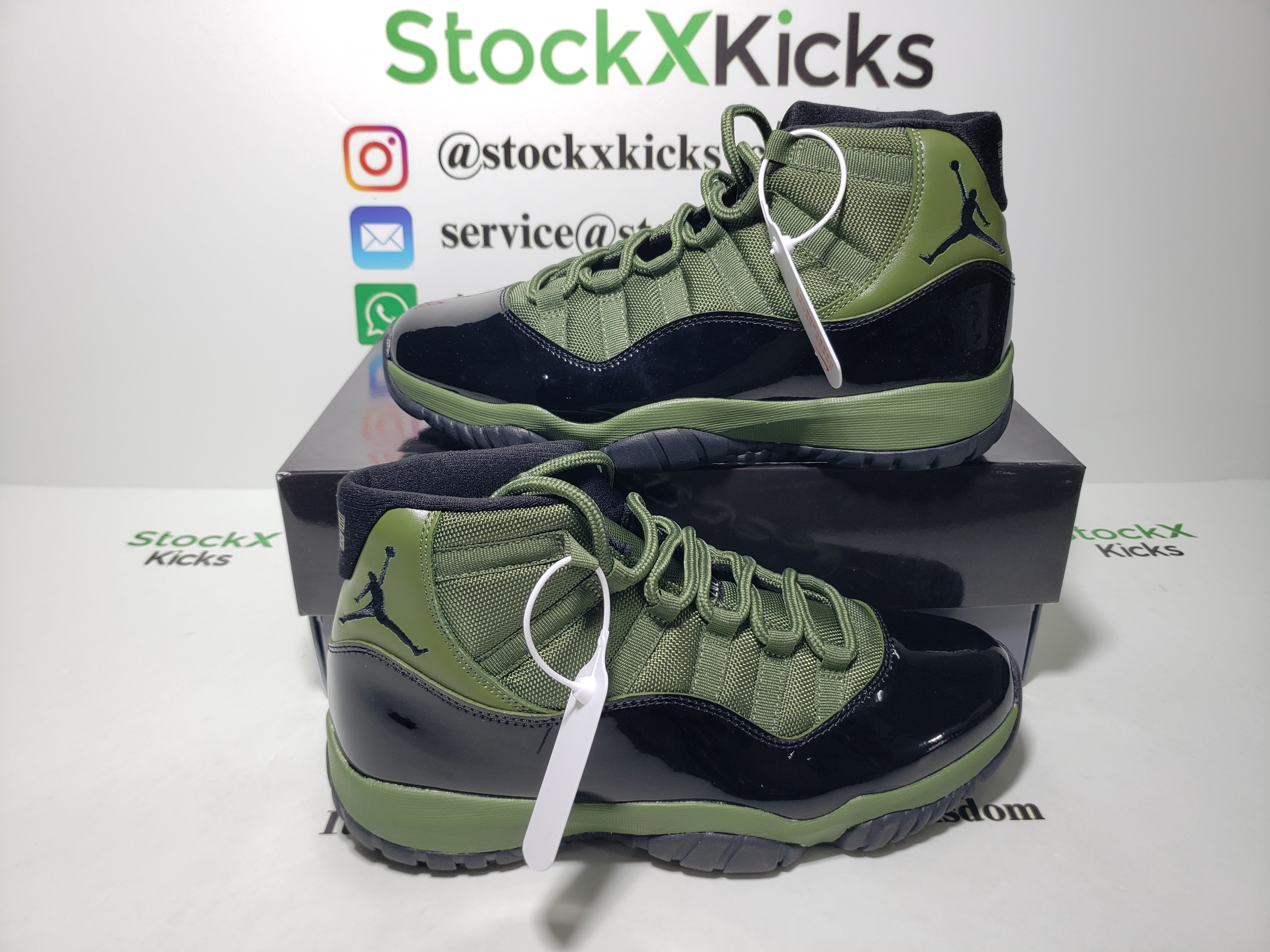 PK God Batch Air Jordan 11 Retro Green CT8012-300 review Stockxkicks.org 03