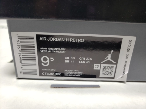 PK God Batch Air Jordan 11 Retro Green CT8012-300 review 