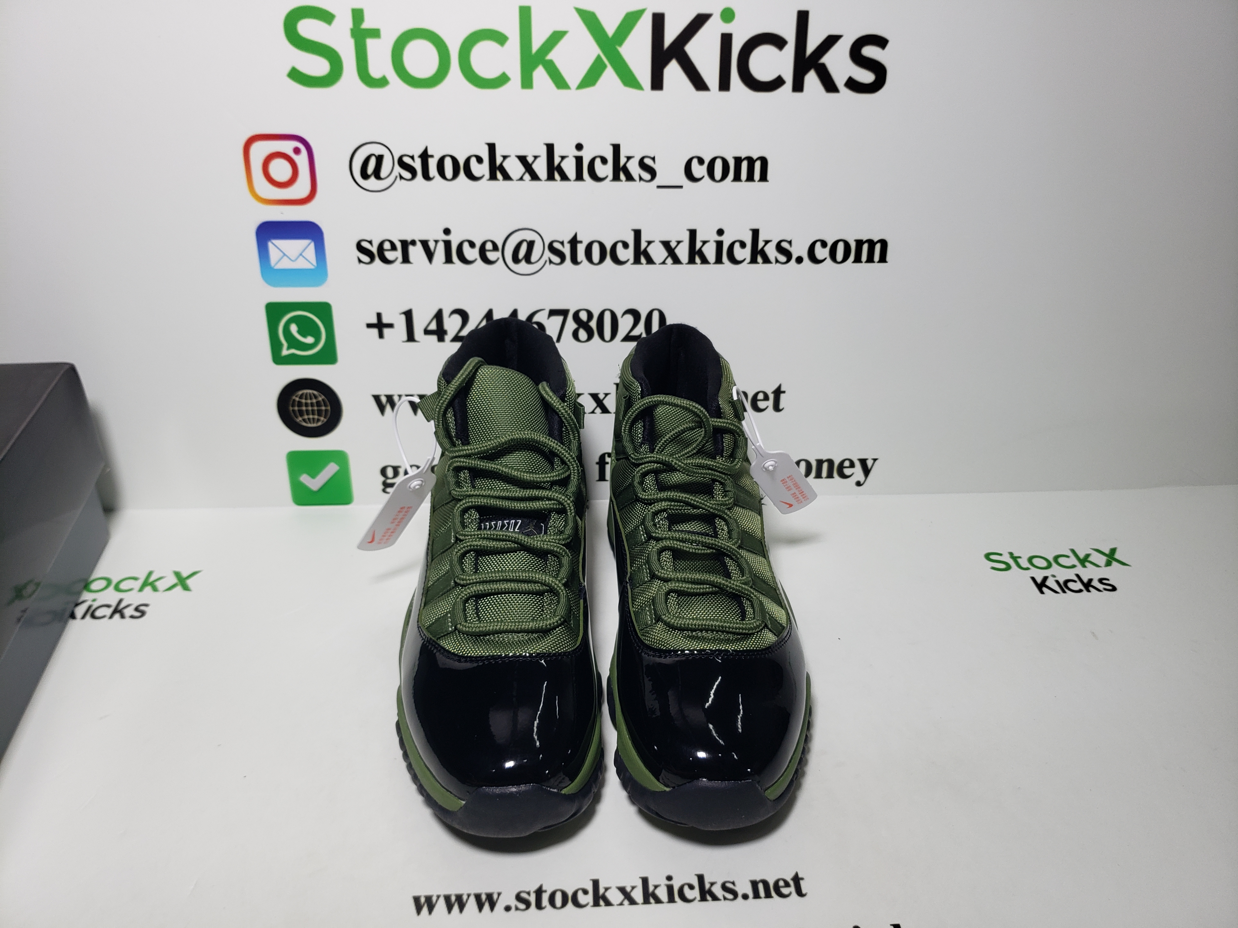 PK God Batch Air Jordan 11 Retro Green CT8012-300 review Stockxkicks.org 05