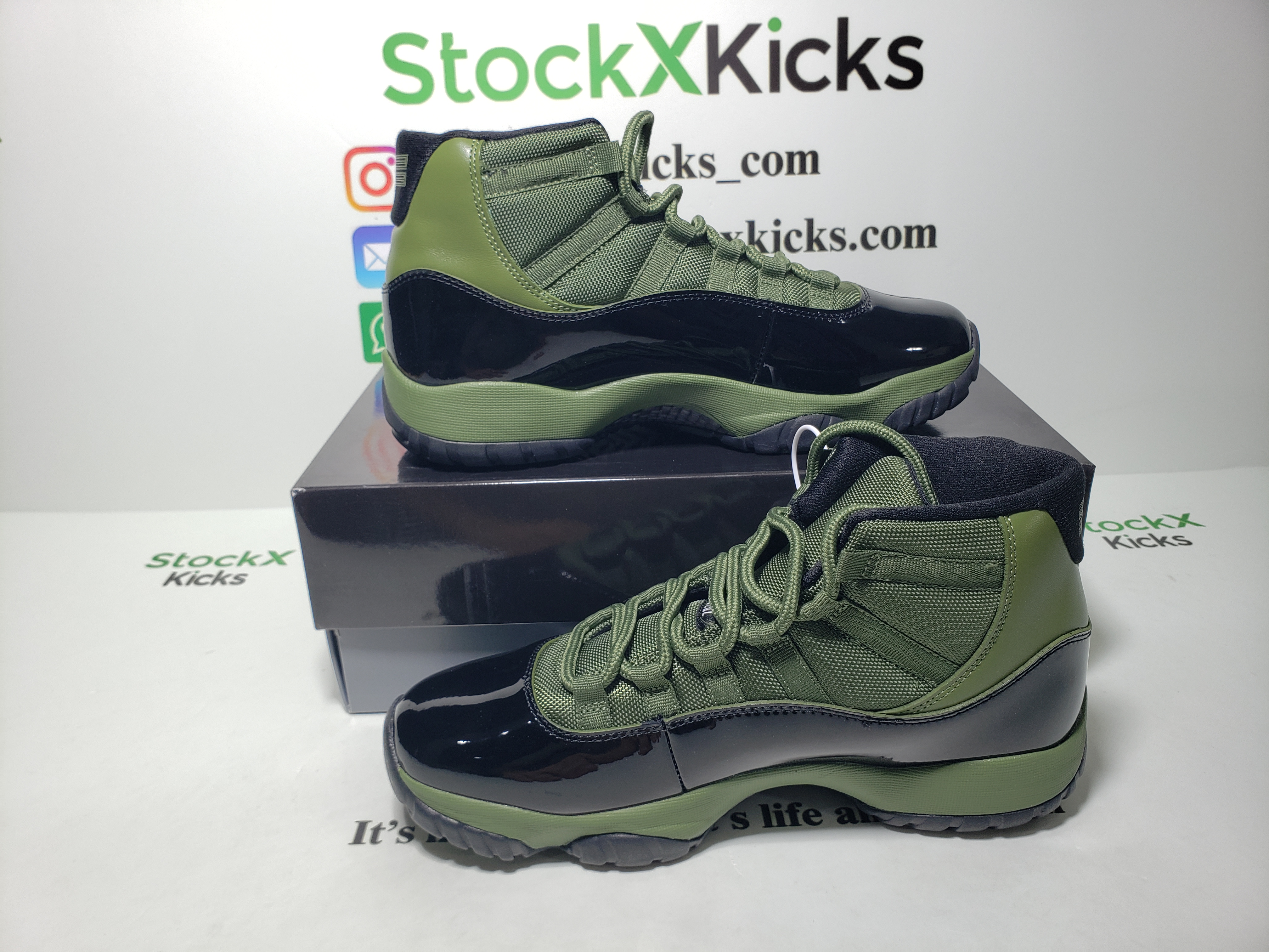 PK God Batch Air Jordan 11 Retro Green CT8012-300 review Stockxkicks.org 04