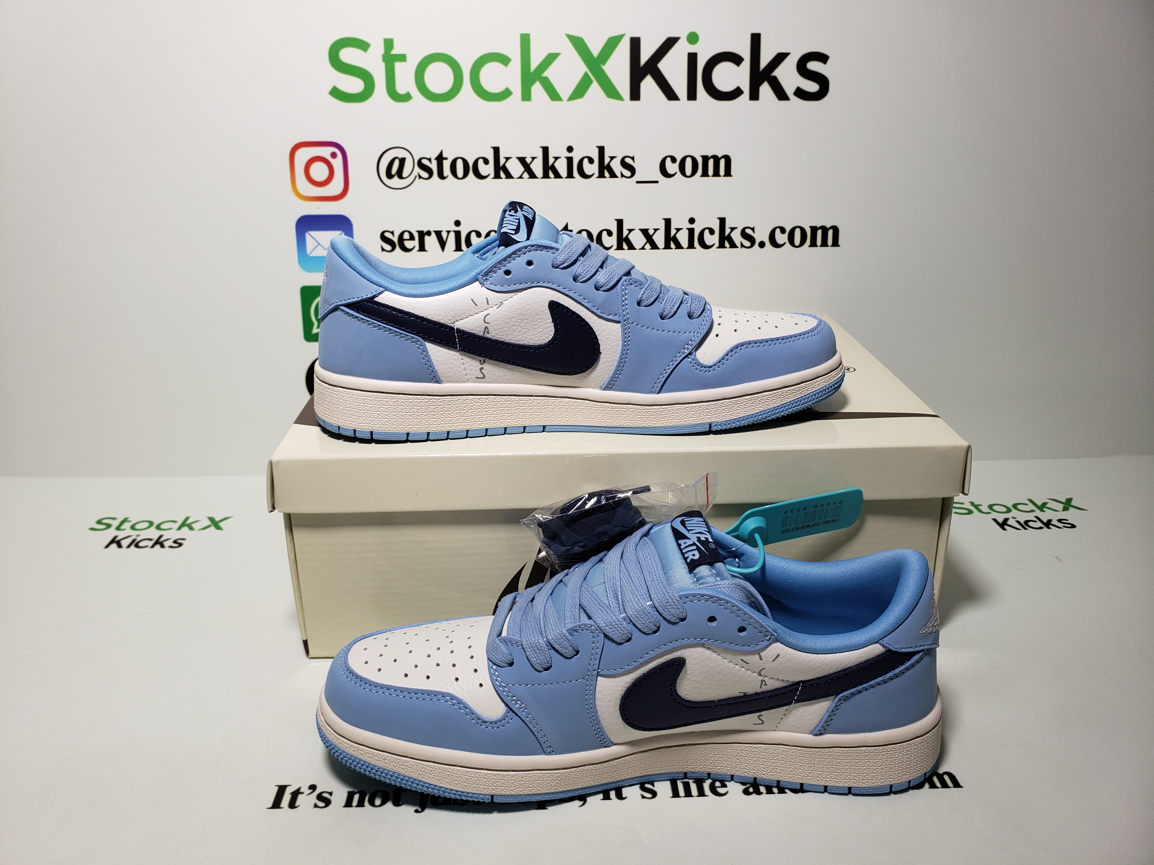 LJR Batch Air Jordan 1 Retro Low Golf Travis Scott Blue DM7688-400 review Stockxkicks.org 04