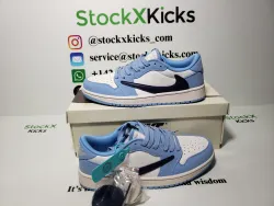 LJR Batch Air Jordan 1 Retro Low Golf Travis Scott Blue DM7688-400 review Stockxkicks.org 04