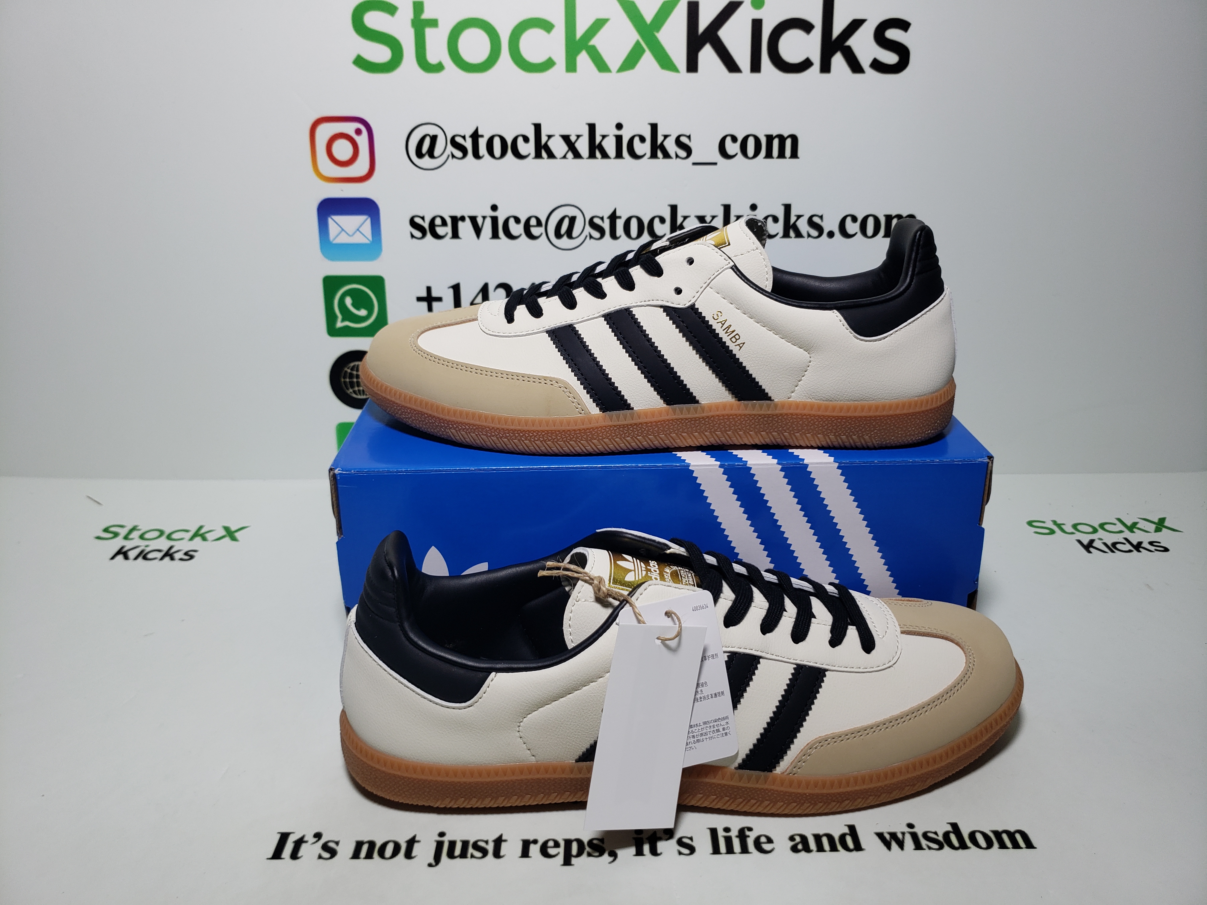 Adidas Samba OG Cream White Sand Strata ID0478 review Stockxkicks.org 03