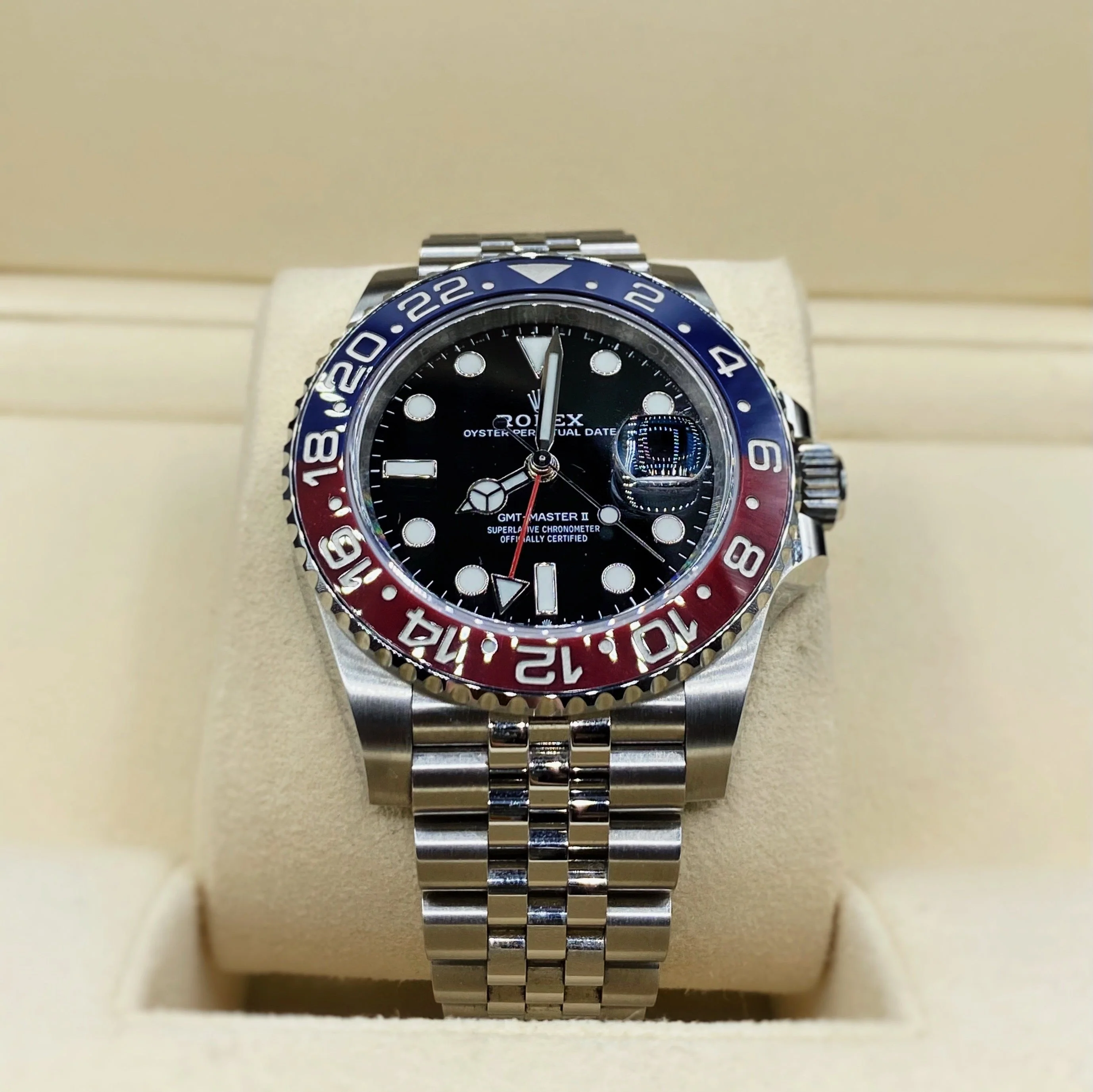 Rolex GMT-Master II Pepsi 40mm Men's Luxury Watch 126710BLRO-0001 review Jay Cortina