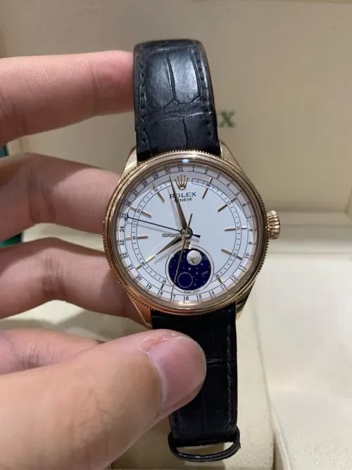 ROLEX Cellini Men's Watch Moonphase M50535-0002 review 
