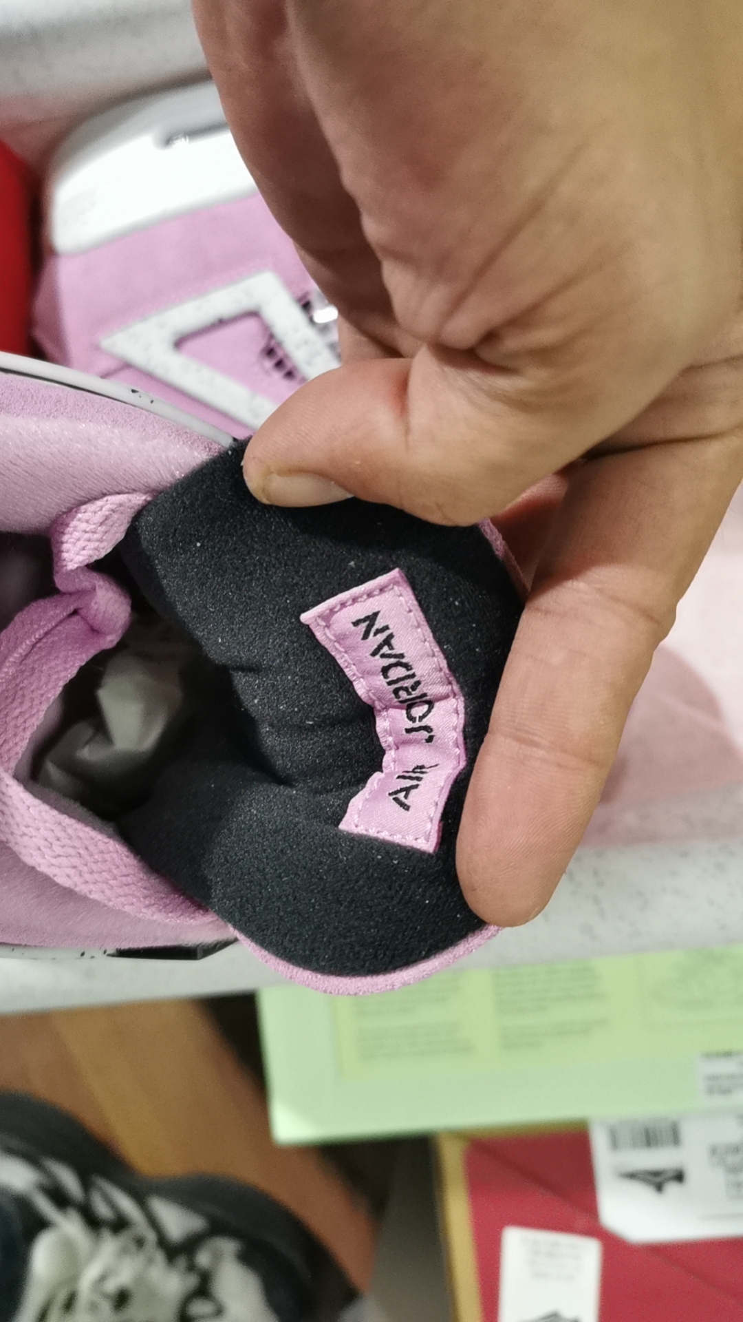 PK God Batch Air Jordan 4 Orchid AQ9129-501 review stockxkicksvip 05