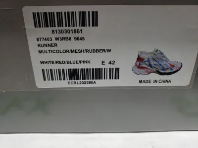 Balenciaga Runner White Blue Red 677402 W3RB6 9645 review stockxkicksvip 00