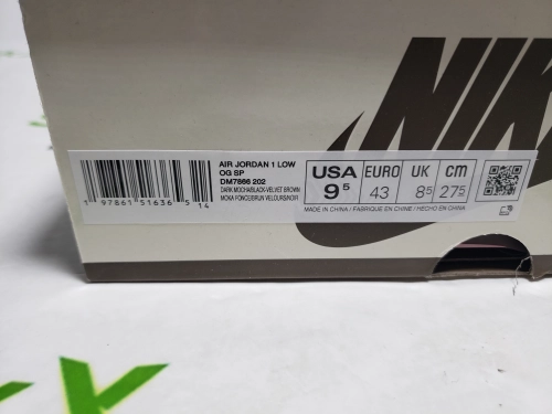 PK God Batch Travis Scott x Air Jordan 1 Low OG SP-T Velvet Brown DM7866-202 review 