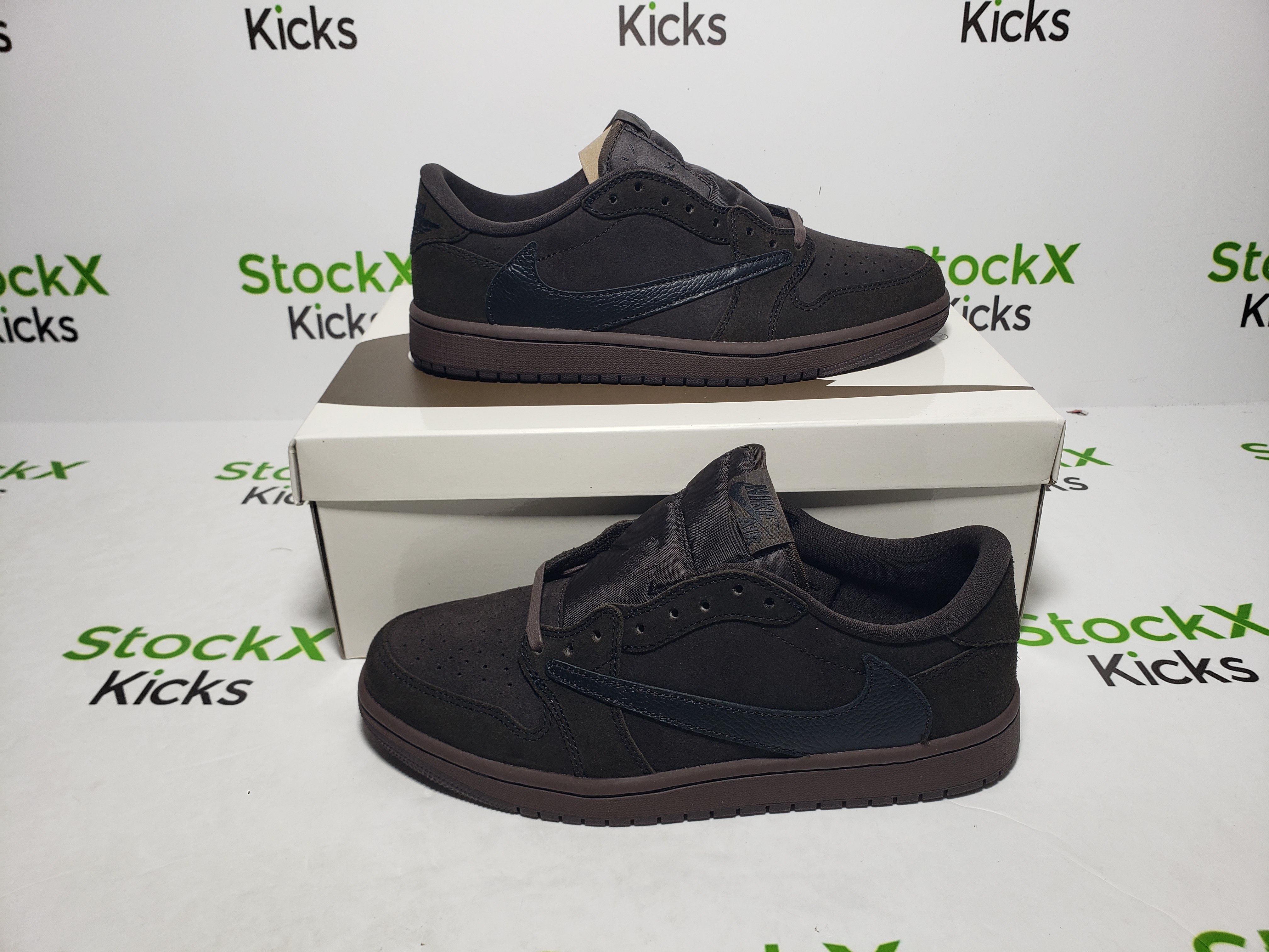 PK God Batch Travis Scott x Air Jordan 1 Low OG SP-T Velvet Brown DM7866-202 review Stockxkicksvip 04