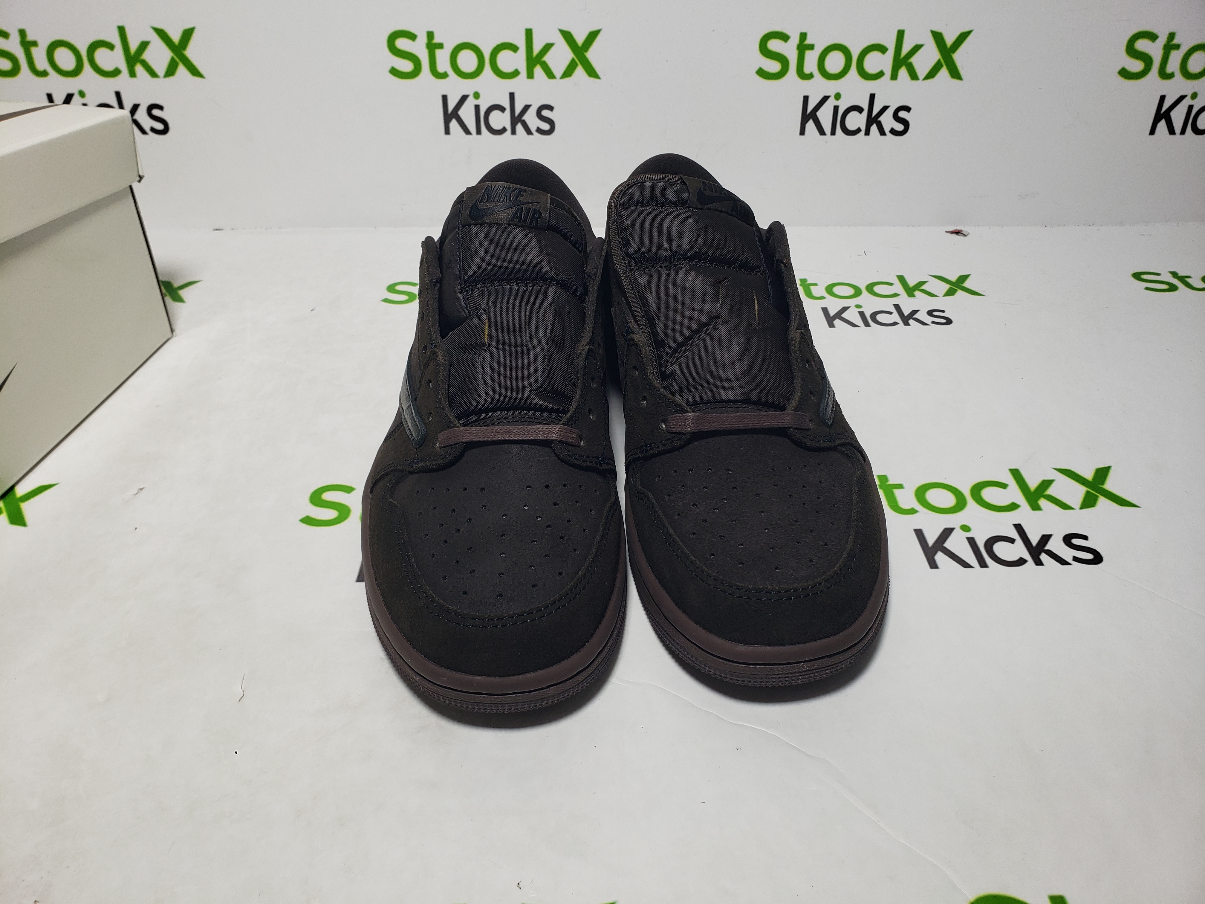 PK God Batch Travis Scott x Air Jordan 1 Low OG SP-T Velvet Brown DM7866-202 review Stockxkicksvip 02