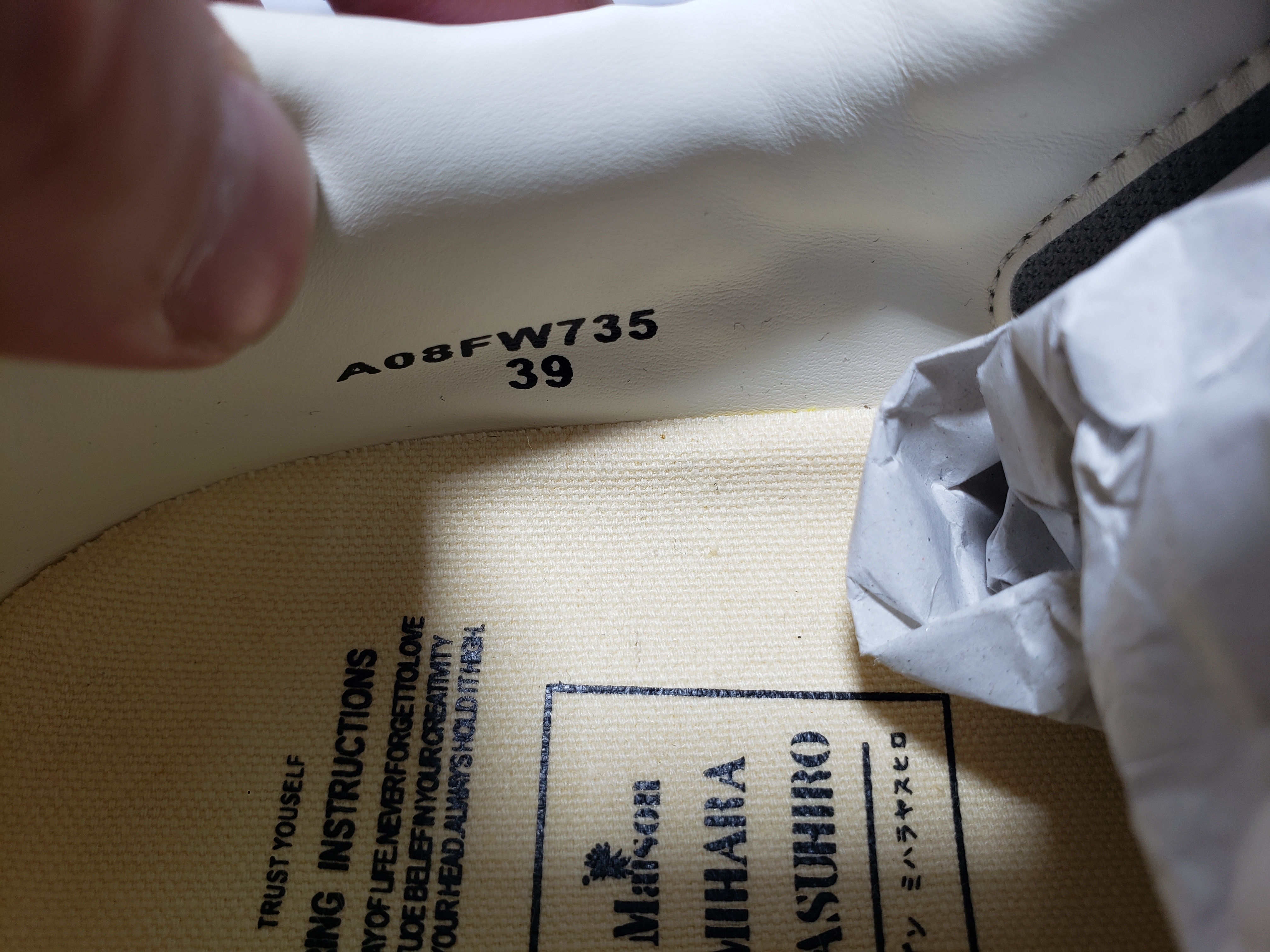 Maison MIHARA YASUHIRO White And Black Background NO.762 review Stockxkicksvip 05