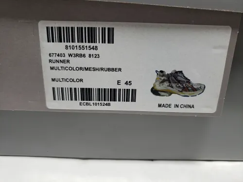 【FLASH SALE】Balenciaga Runner Multicolor 677403W3RB68123 review 