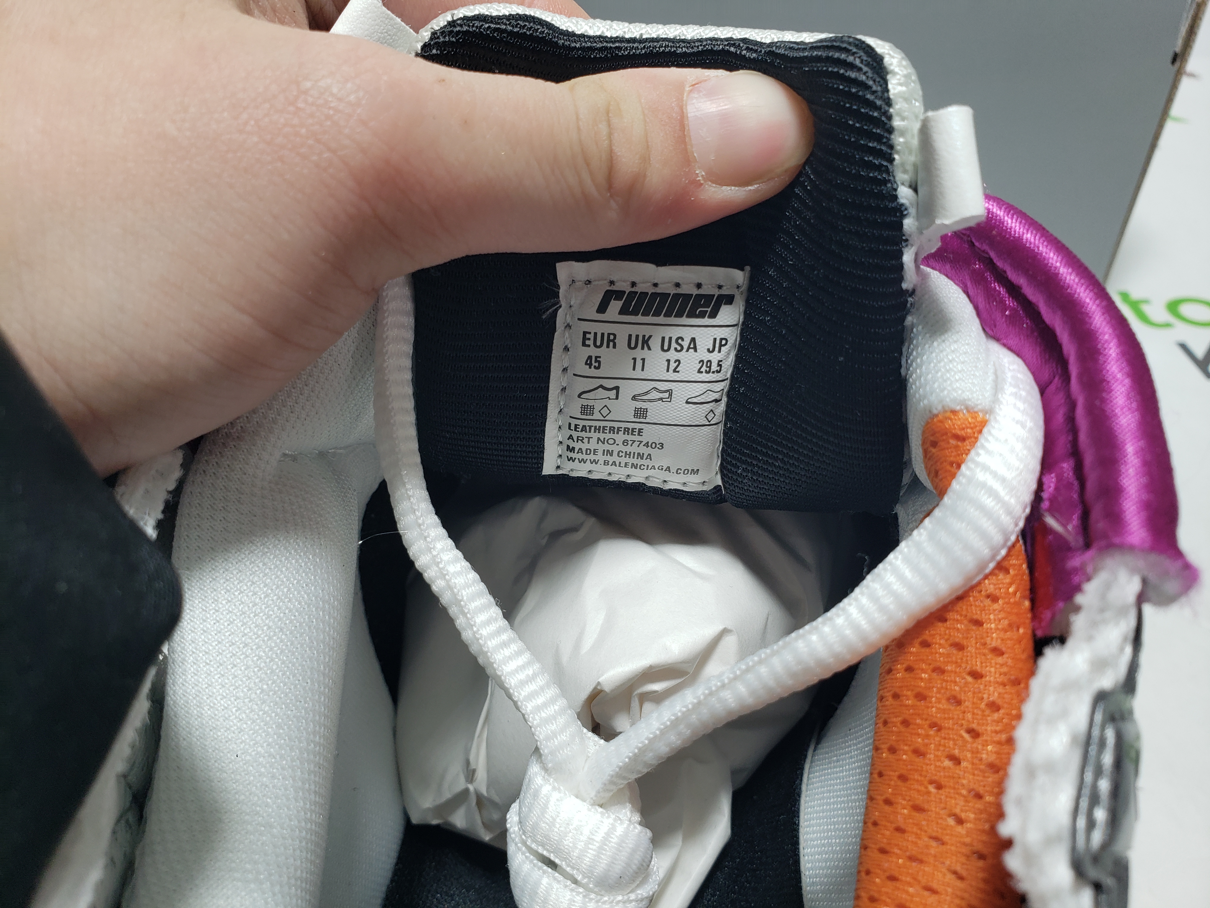 【Top PK Version】Balenciaga Runner Multicolor 677403W3RB68123 review Stockxkicksvip 05