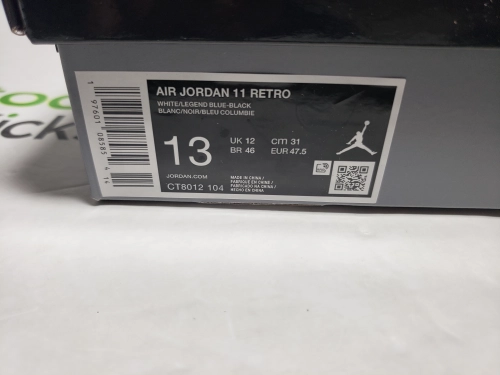 PK God Batch Nike Jordan 11 Retro Legend Blue (2024) CT8012-104 review 