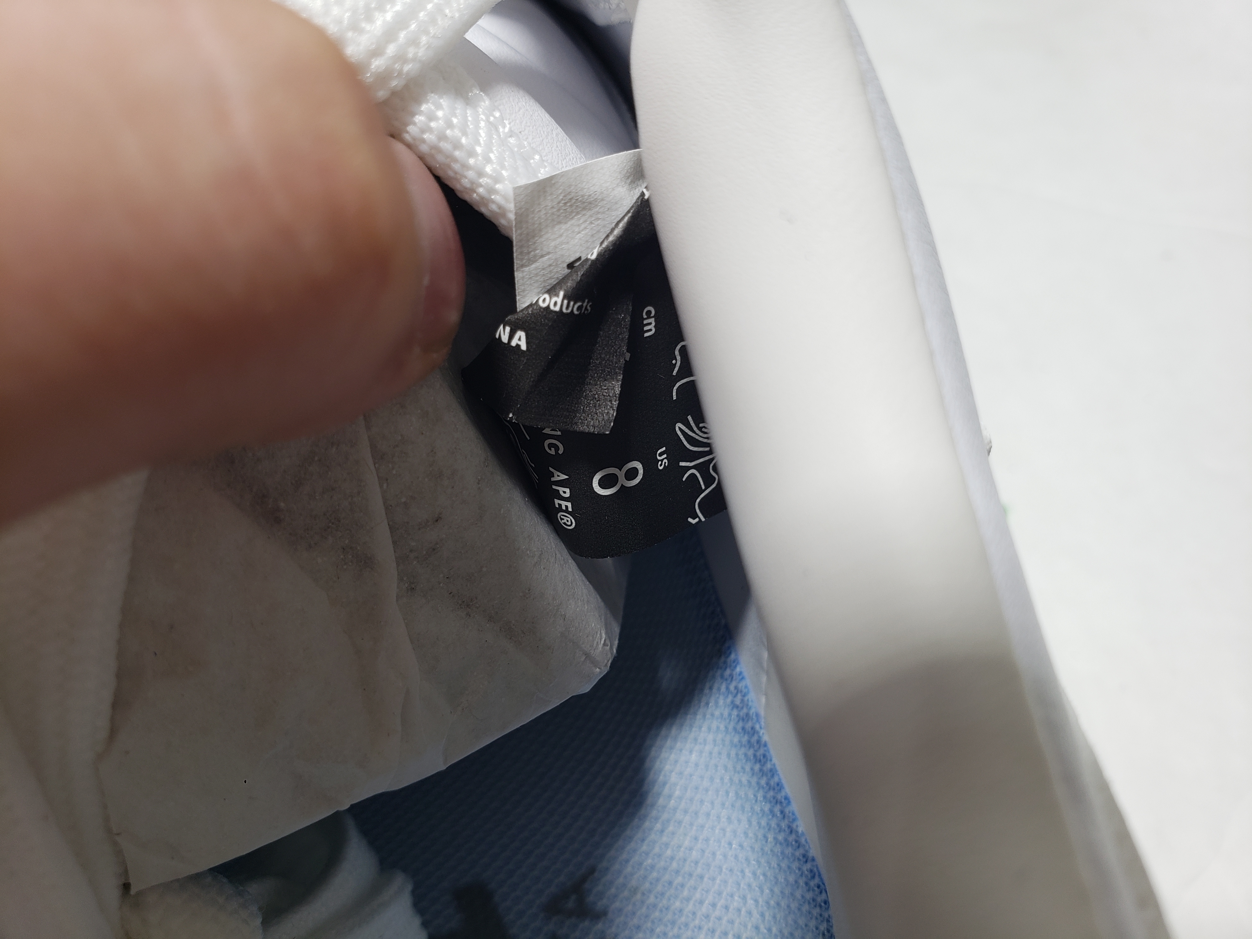 A Bathing Ape Bape Sta Low White 1H70-191-006 review Stockxkicksvip 05