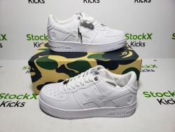 A Bathing Ape Bape Sta Low White 1H70-191-006 review Stockxkicksvip 05