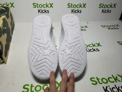 A Bathing Ape Bape Sta Low White 1H70-191-006 review Stockxkicksvip 07