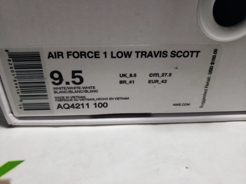 PK God Batch Nike Air Force 1 Low Travis Scott (AF100) AQ4211-100 review 