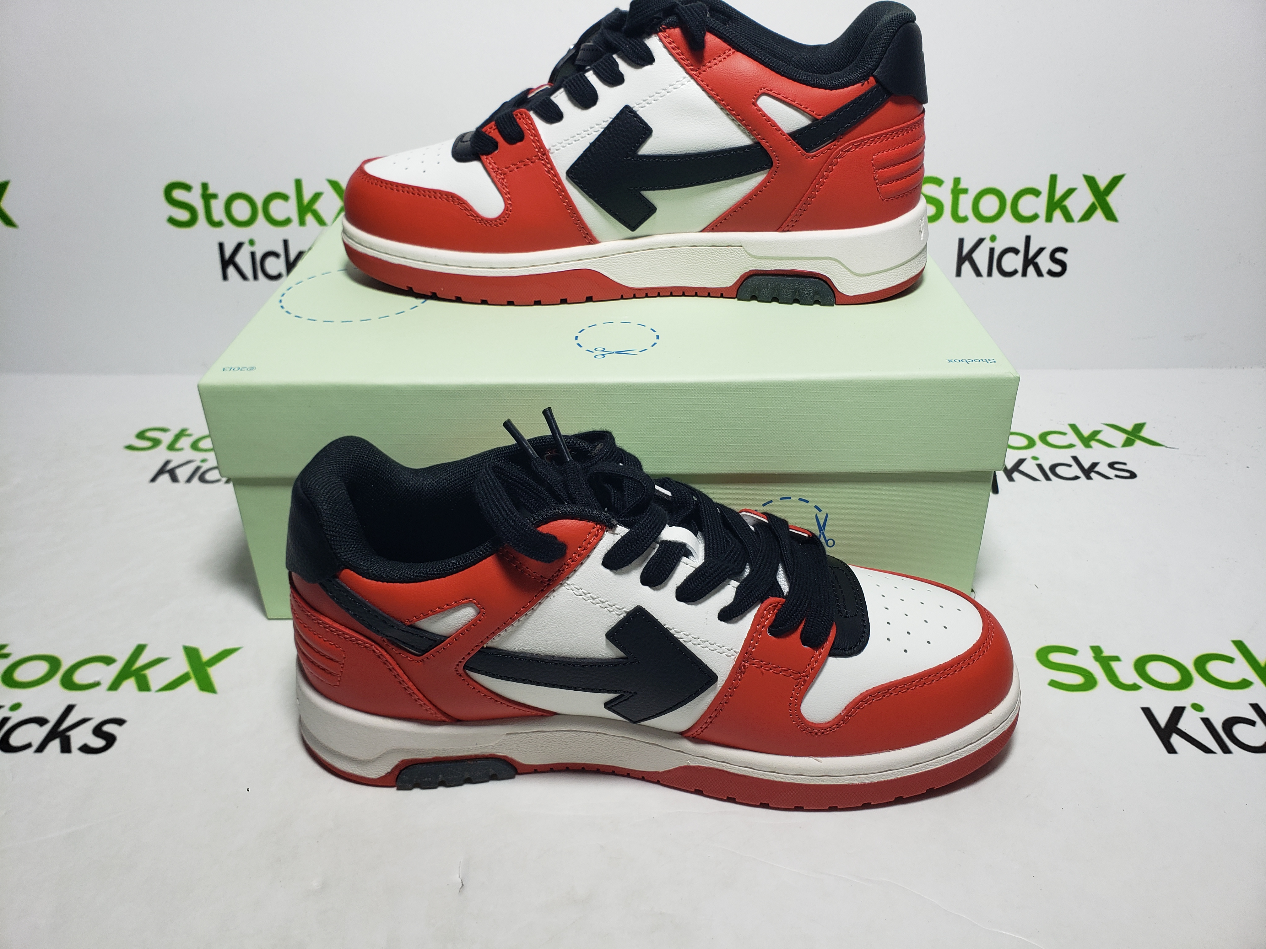 PK God Batch OFF-WHITE Out Of Office OOO Low Tops Black White Red OMIA189 C99LEA00 12510 review Stockxkicksvip 04