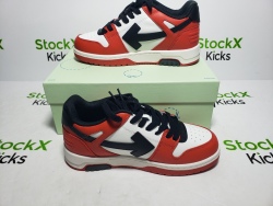 PK God Batch OFF-WHITE Out Of Office OOO Low Tops Black White Red OMIA189 C99LEA00 12510 review Stockxkicksvip 05