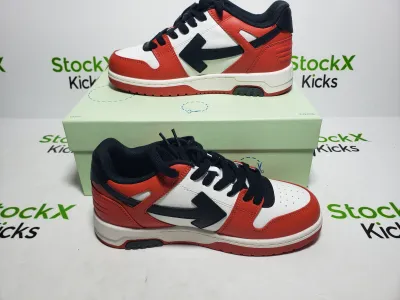 PK God Batch OFF-WHITE Out Of Office OOO Low Tops Black White Red OMIA189S22LEA0012510  review Stockxkicksvip 04