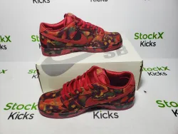PK God Batch Nike SB Dunk Low Poppy Field ×The Wizard of Oz FZ1291-600 review Stockxkicksvip 06