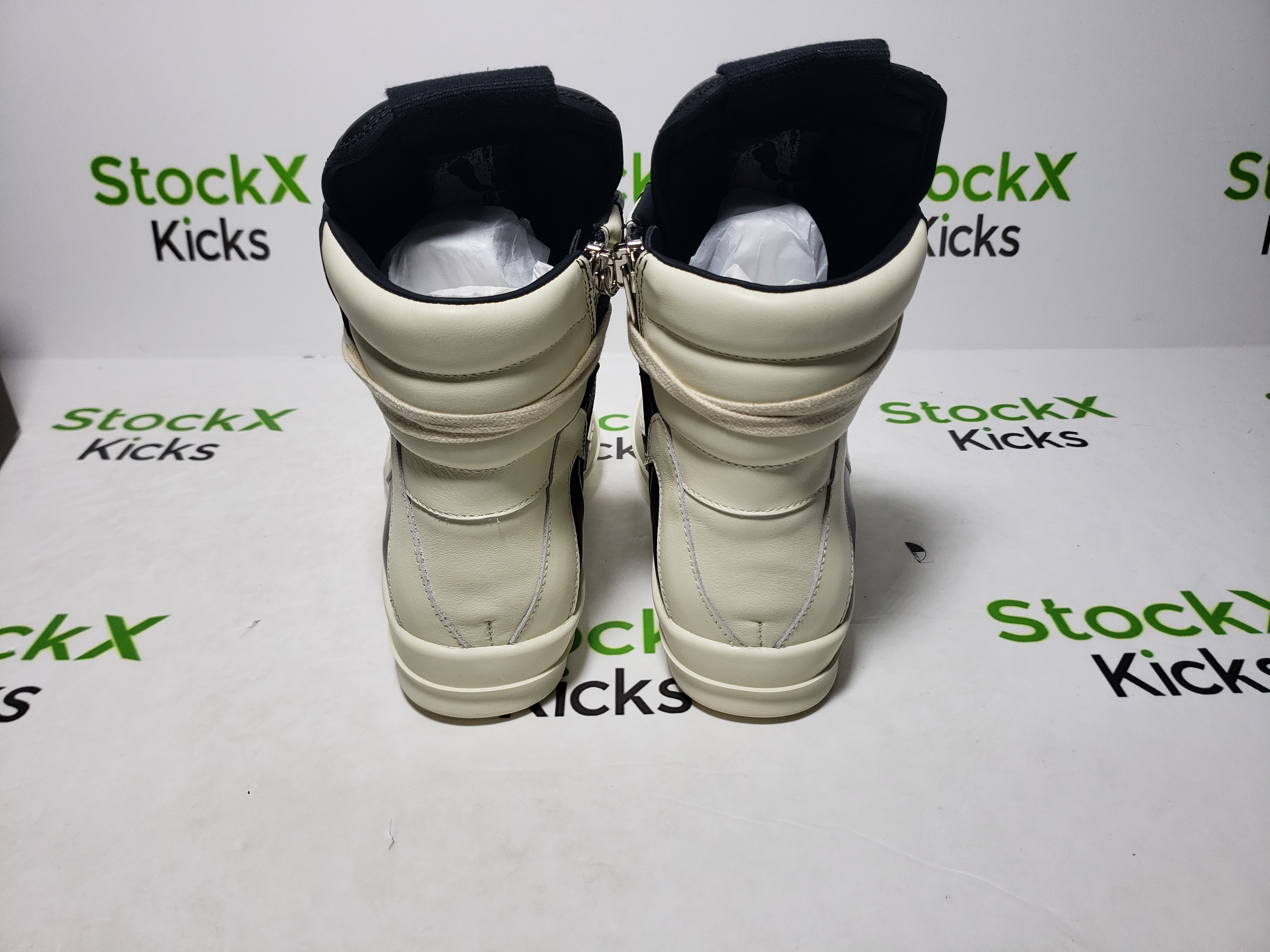 Rick Owens Phlegethon Geobasket Black Milk review Stockxkicksvip 01