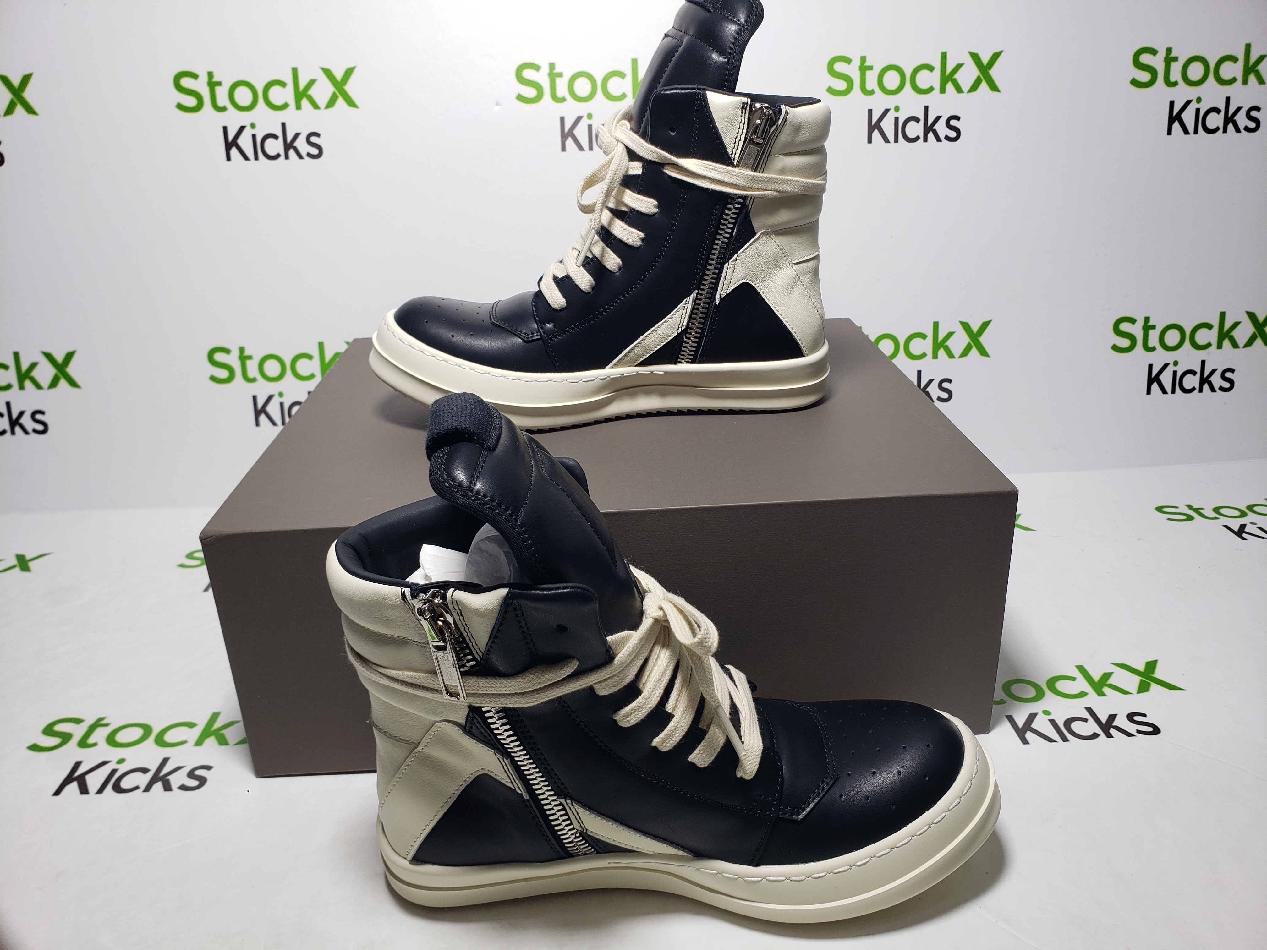 Rick Owens Phlegethon Geobasket Black Milk review Stockxkicksvip 03