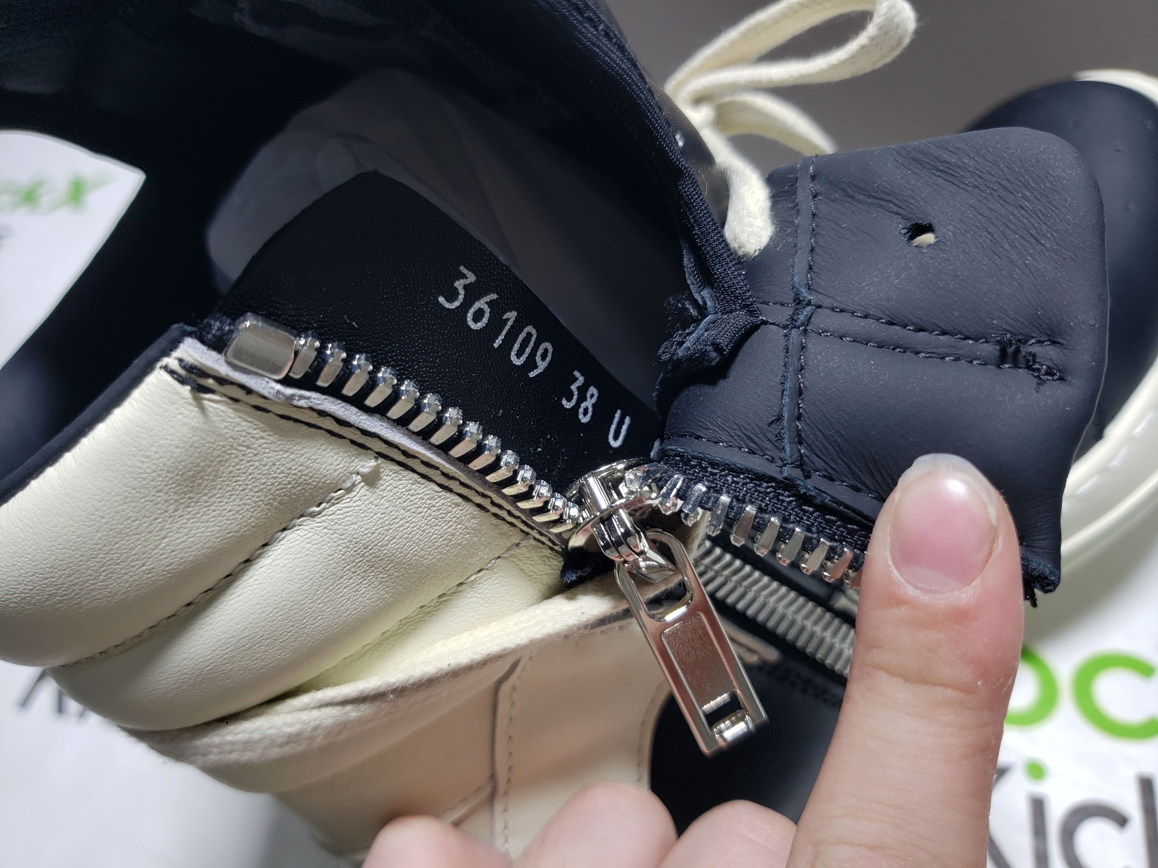 Rick Owens Phlegethon Geobasket Black Milk review Stockxkicksvip 05