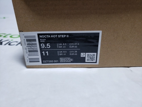 Nike Hot Step 2 Drake NOCTA Black DZ7293-001 review 