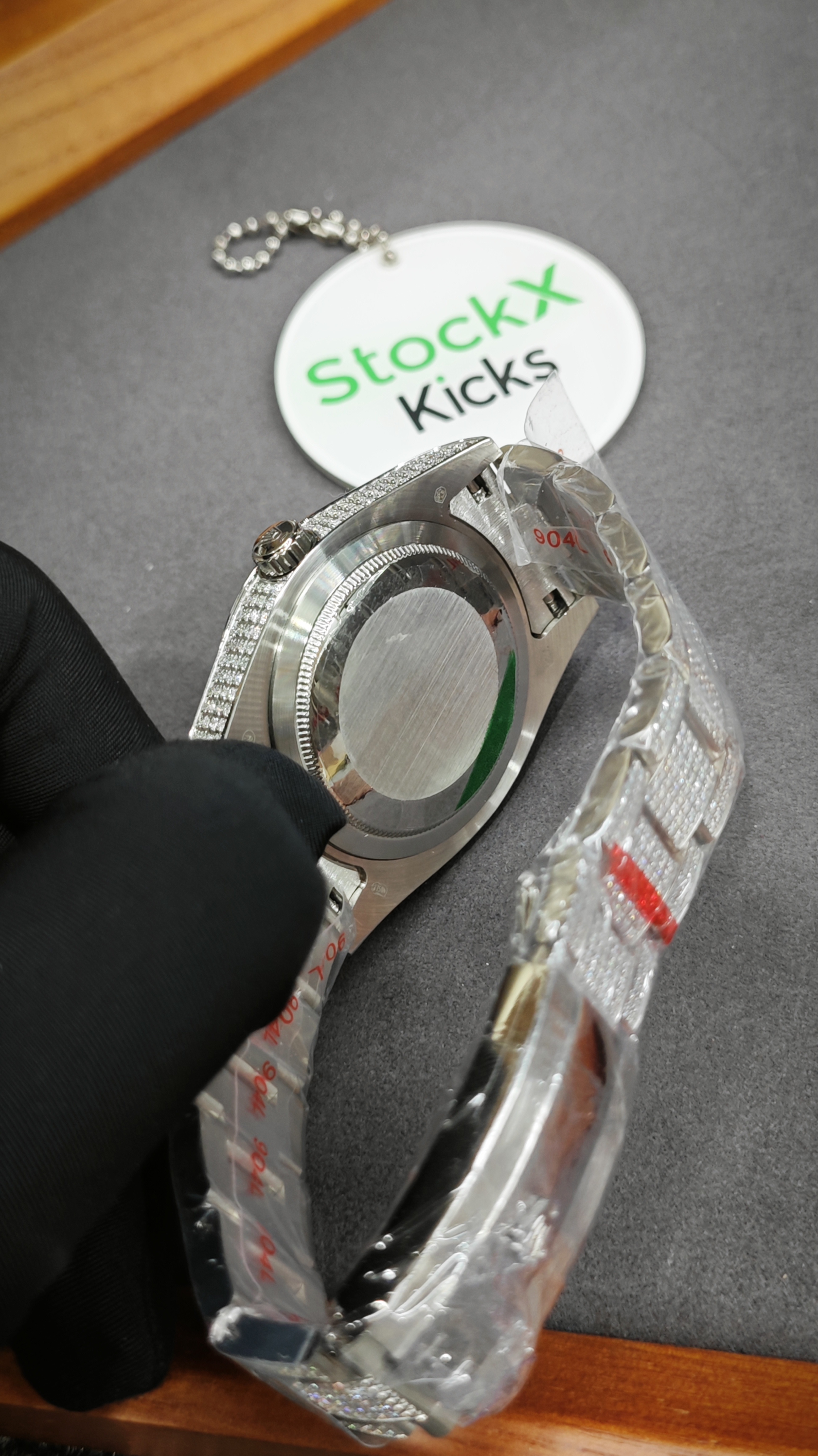 Rolex Diamond Embezzled Datejust 41 'Silver' review Stockxkicks 00