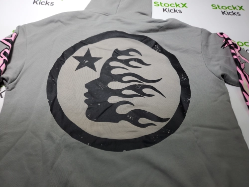 Hellstar Brainwashed Without Brain Hoodie Grey review 