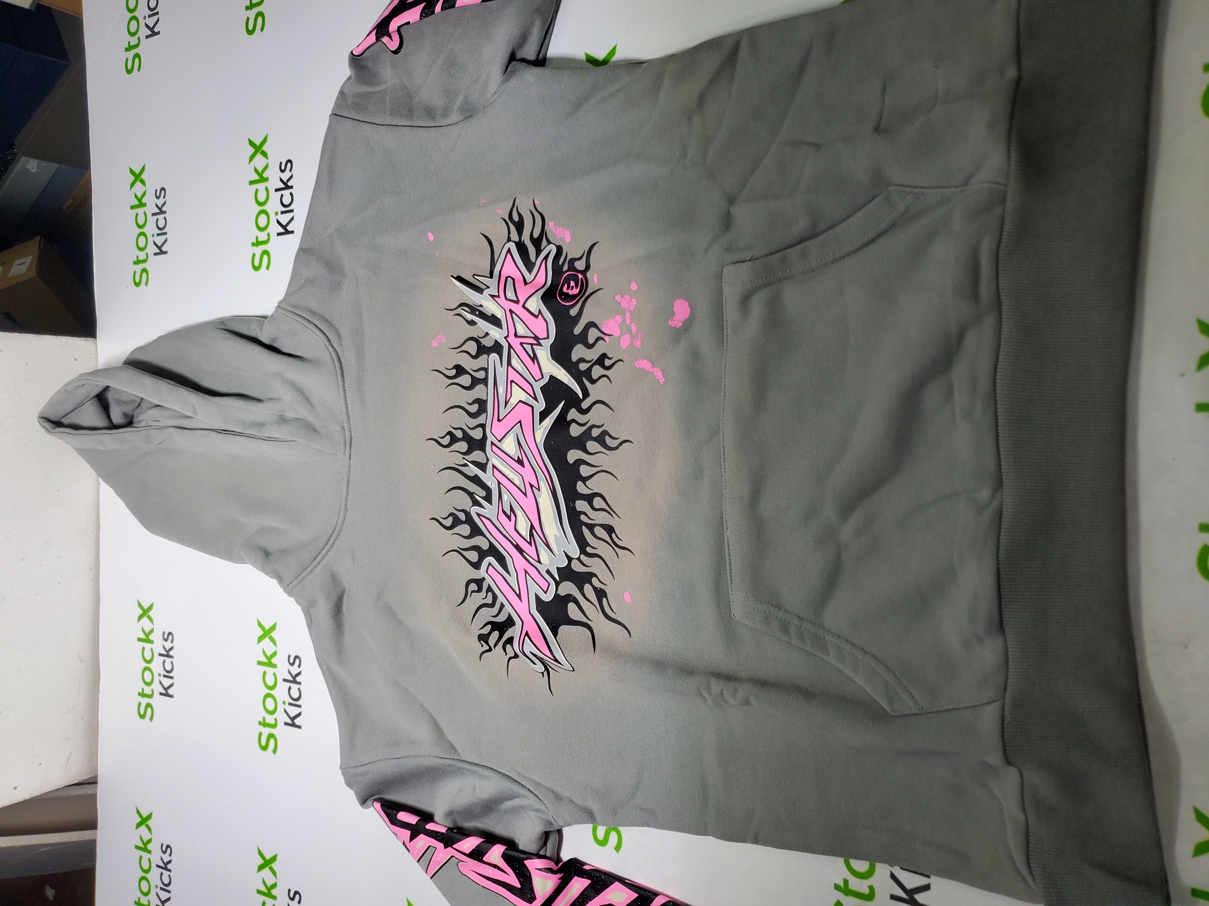 Hellstar Brainwashed Without Brain Hoodie Grey review Stockxkicksvip 06