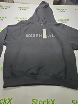 Fear Of God Essentials Pullover Hoodie Applique Logo Black review Stockxkicksvip 04