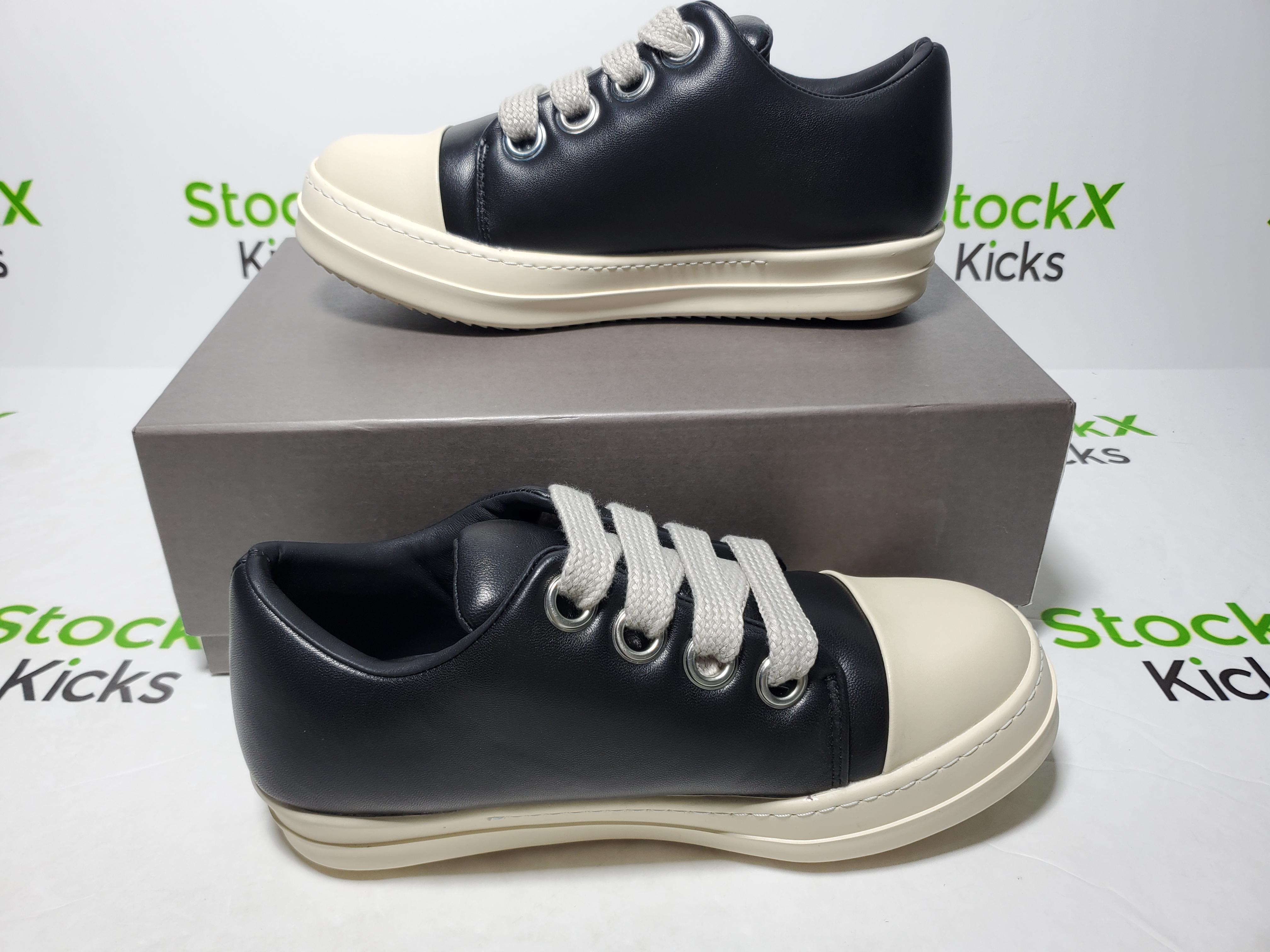 Rick Owens Luxor Jumbo Padded Low Black Milk review Stockxkicksvip 03