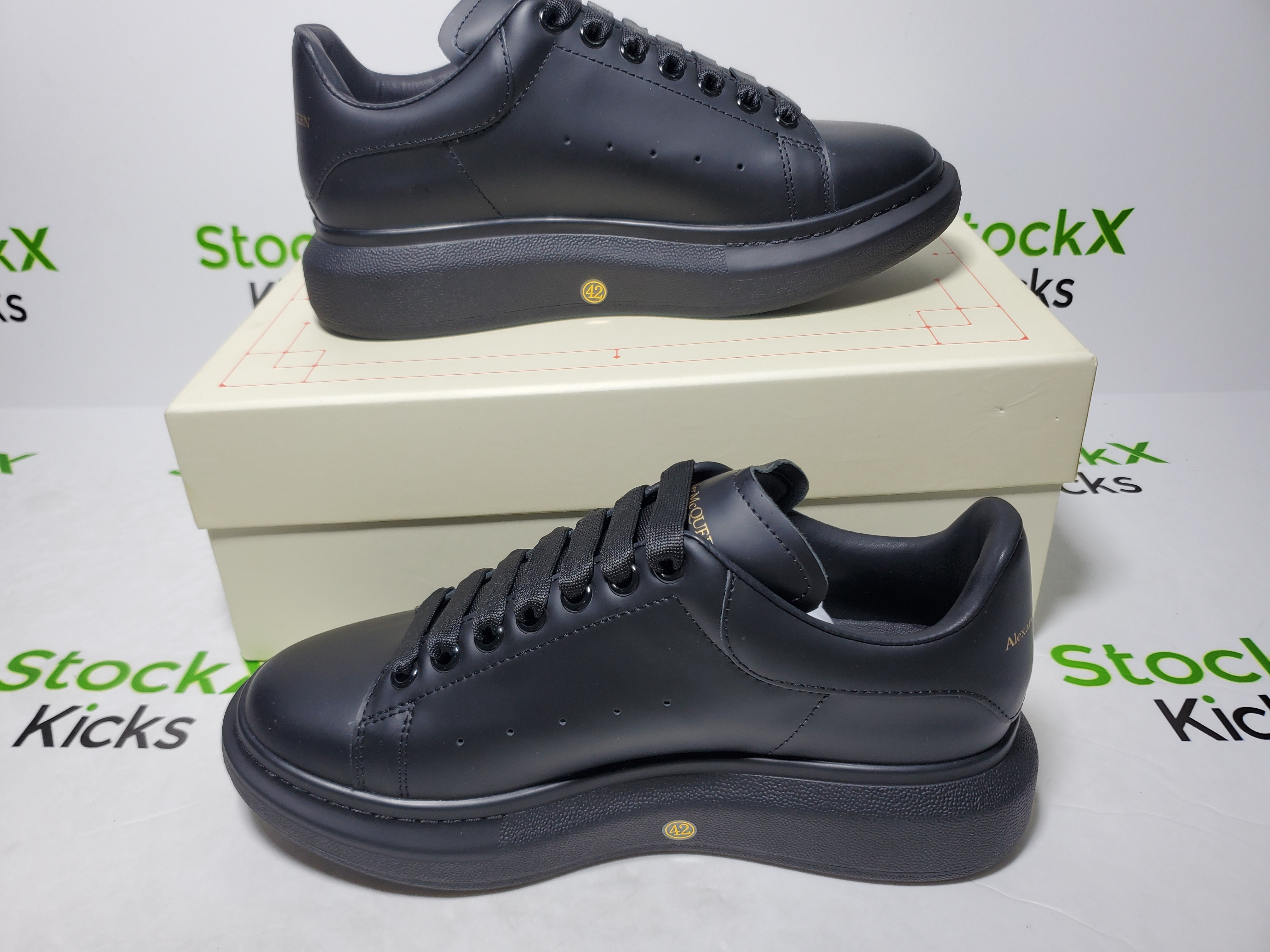 Alexander McQueen Sneaker Black and White review Stockxkicksvip 03