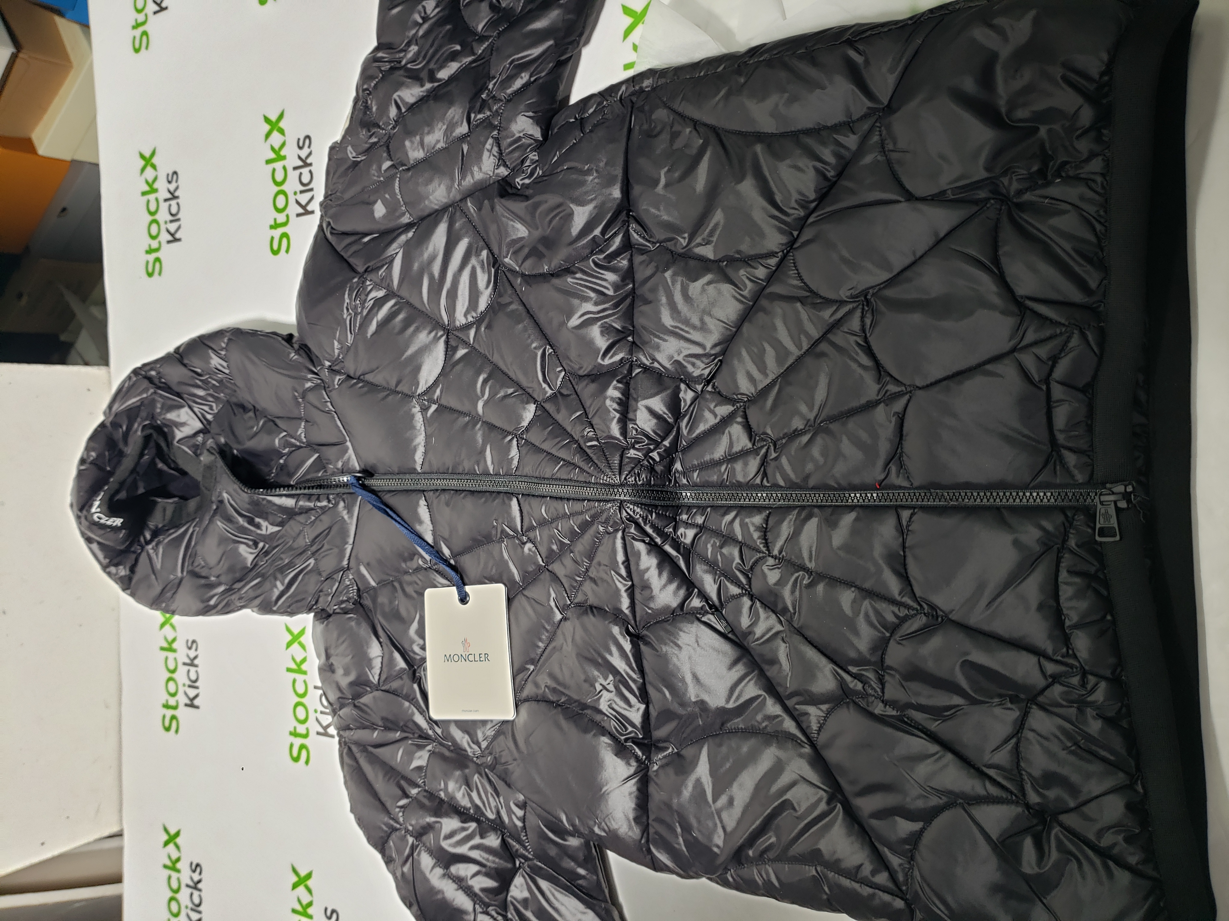 Moncler Black Violier Spider Web Quilted Down Jacket CK241218 review stockxkicks VIP 00