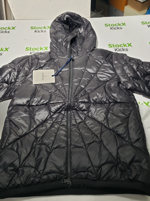 Moncler Black Violier Spider Web Quilted Down Jacket CK241218 review 