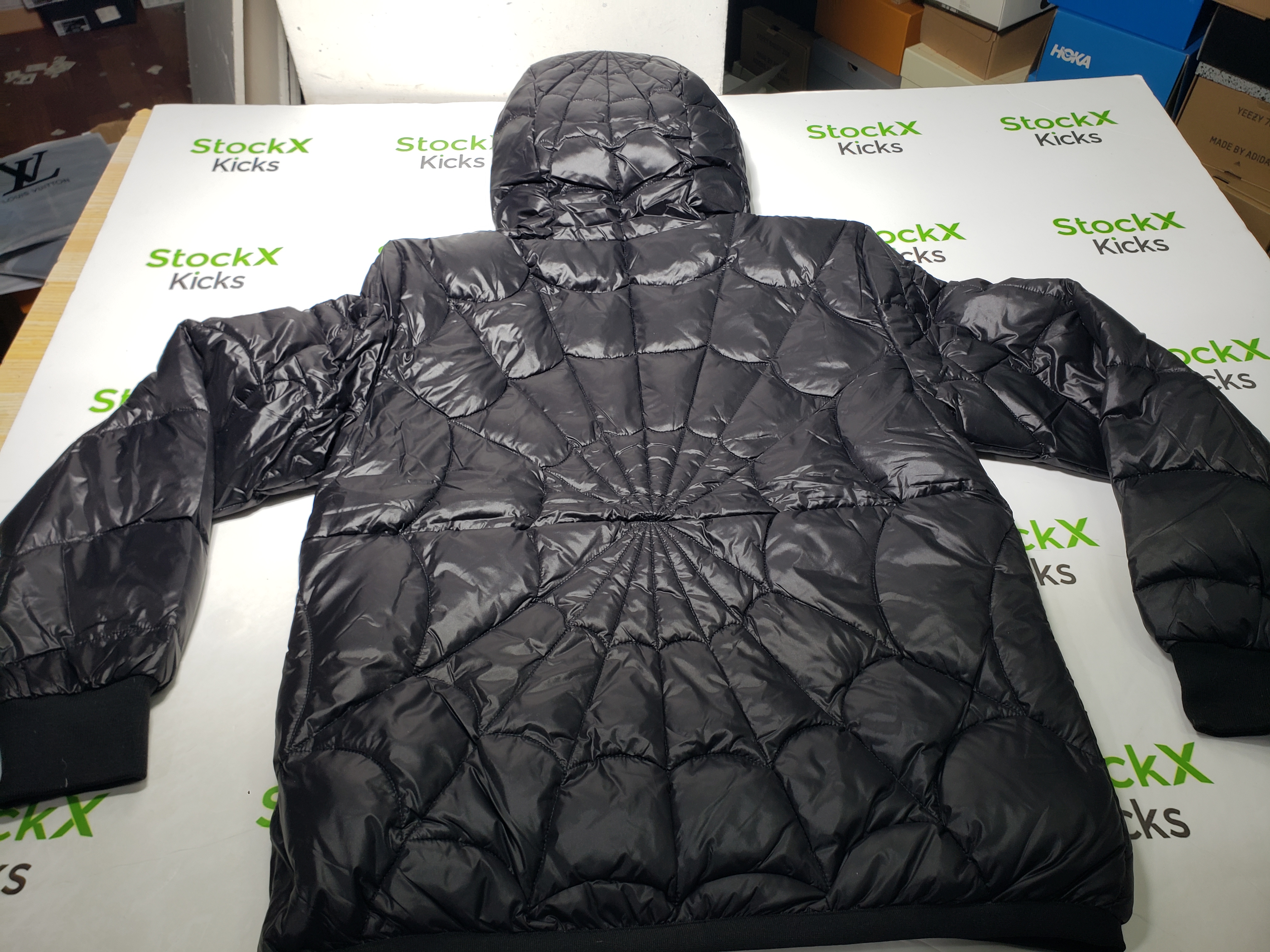 Moncler Black Violier Spider Web Quilted Down Jacket CK241218 review stockxkicks VIP 04